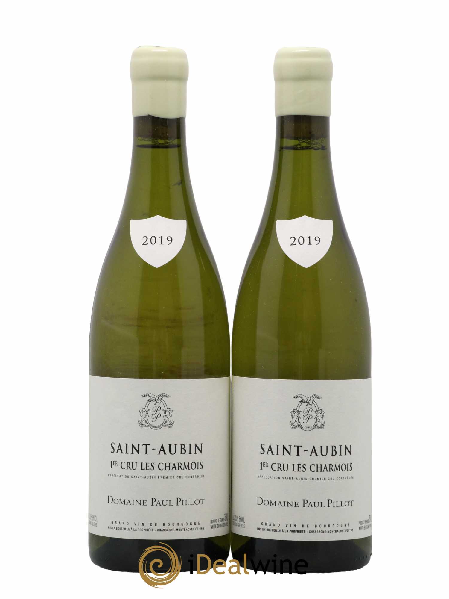 Saint-Aubin 1er Cru Les Charmois Paul Pillot (Domaine) 2019 - Lot of 2 bottles - 0