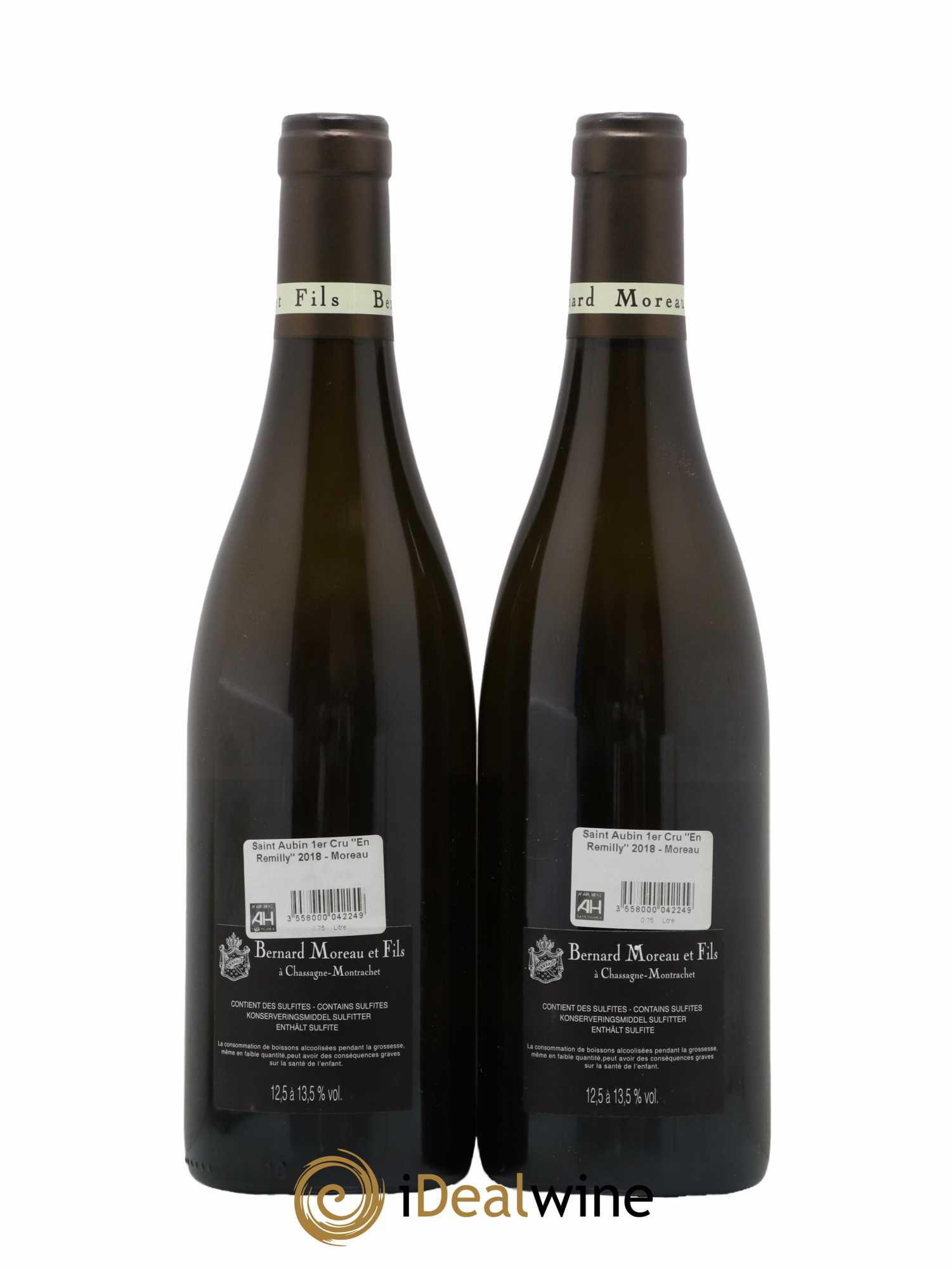 Saint-Aubin En Rémilly Domaine Moreau 2018 - Lot de 2 bouteilles - 1