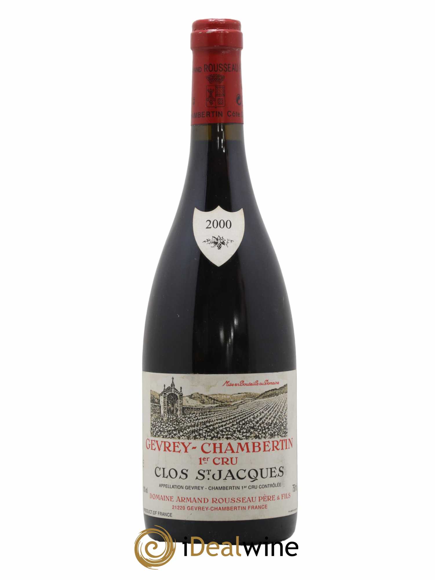 Gevrey-Chambertin 1er Cru Clos Saint-Jacques Armand Rousseau (Domaine) 2000 - Lot de 1 bouteille - 0