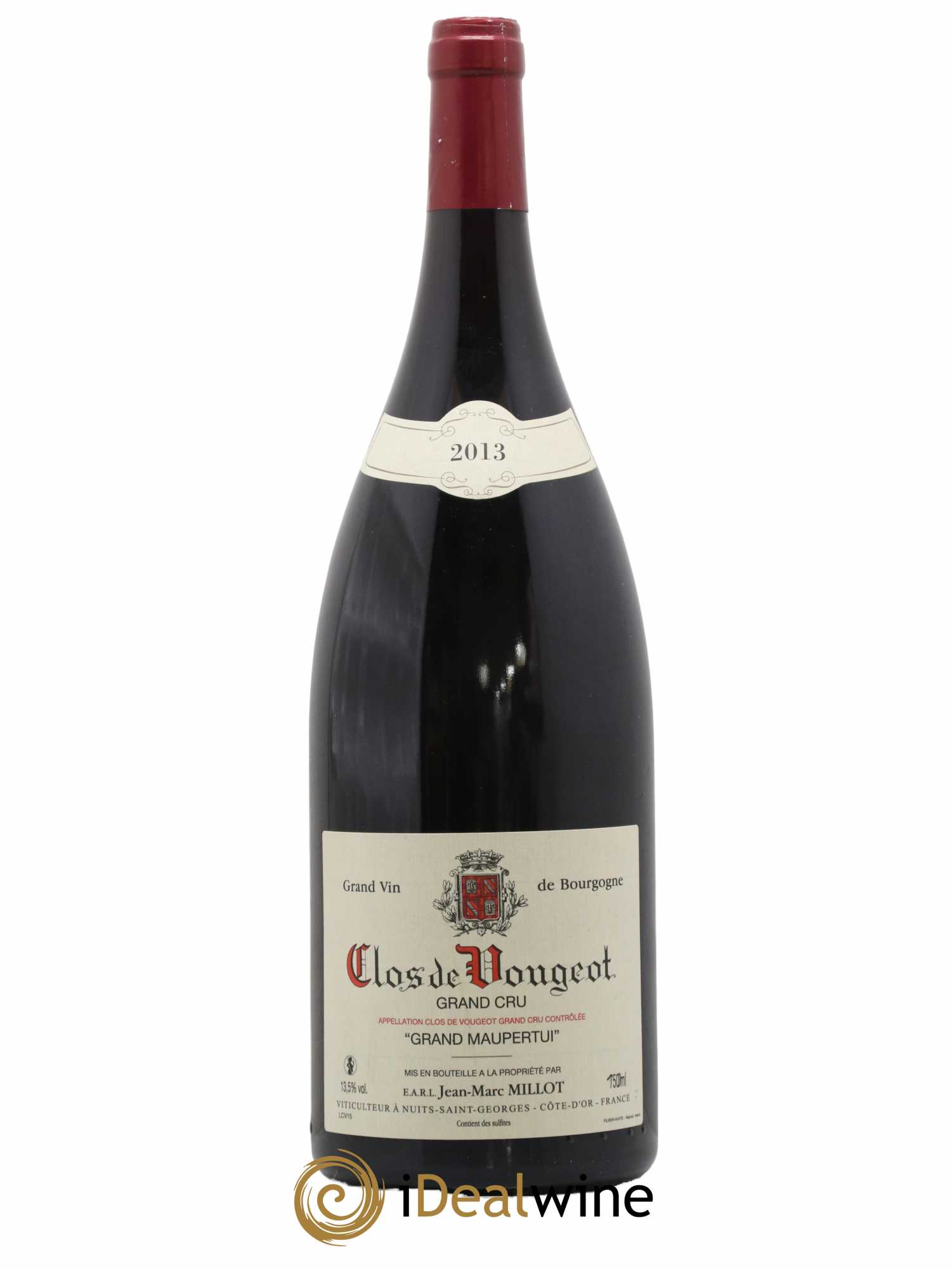 Clos de Vougeot Grand Cru Grand Maupertui Jean-Marc Millot 2013 - Lot de 1 magnum - 0