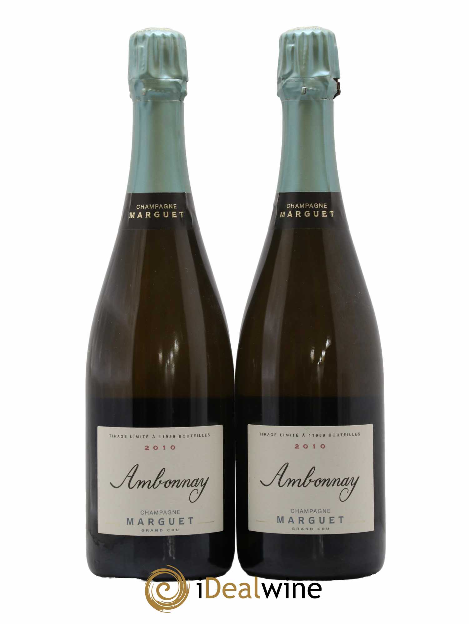 Ambonnay Grand Cru Extra-Brut Marguet 2010 - Lot of 2 bottles - 0