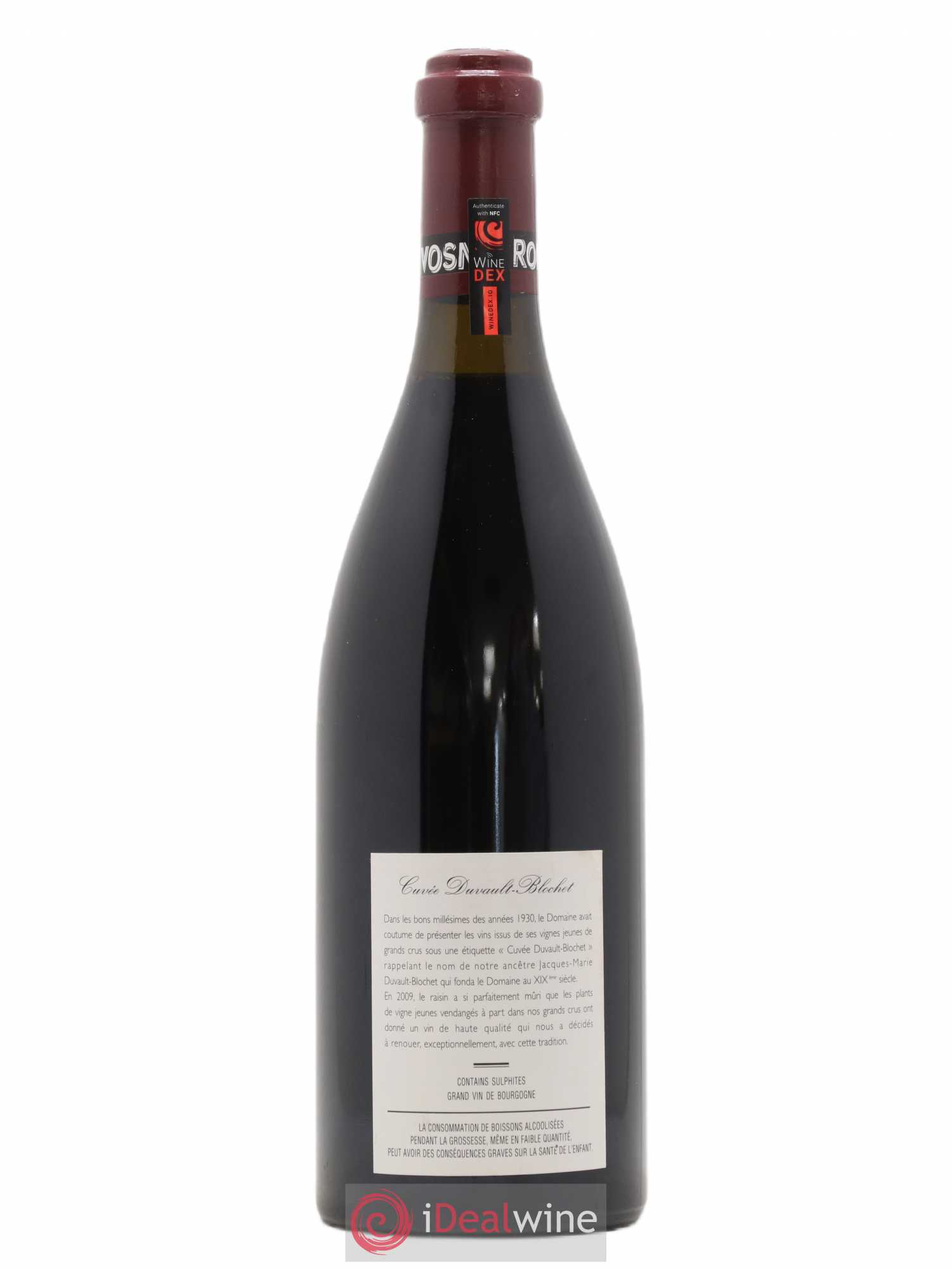 Vosne-Romanée 1er Cru Cuvée Duvault Blochet Domaine de la Romanée-Conti 2009 - Lot de 1 bouteille - 1