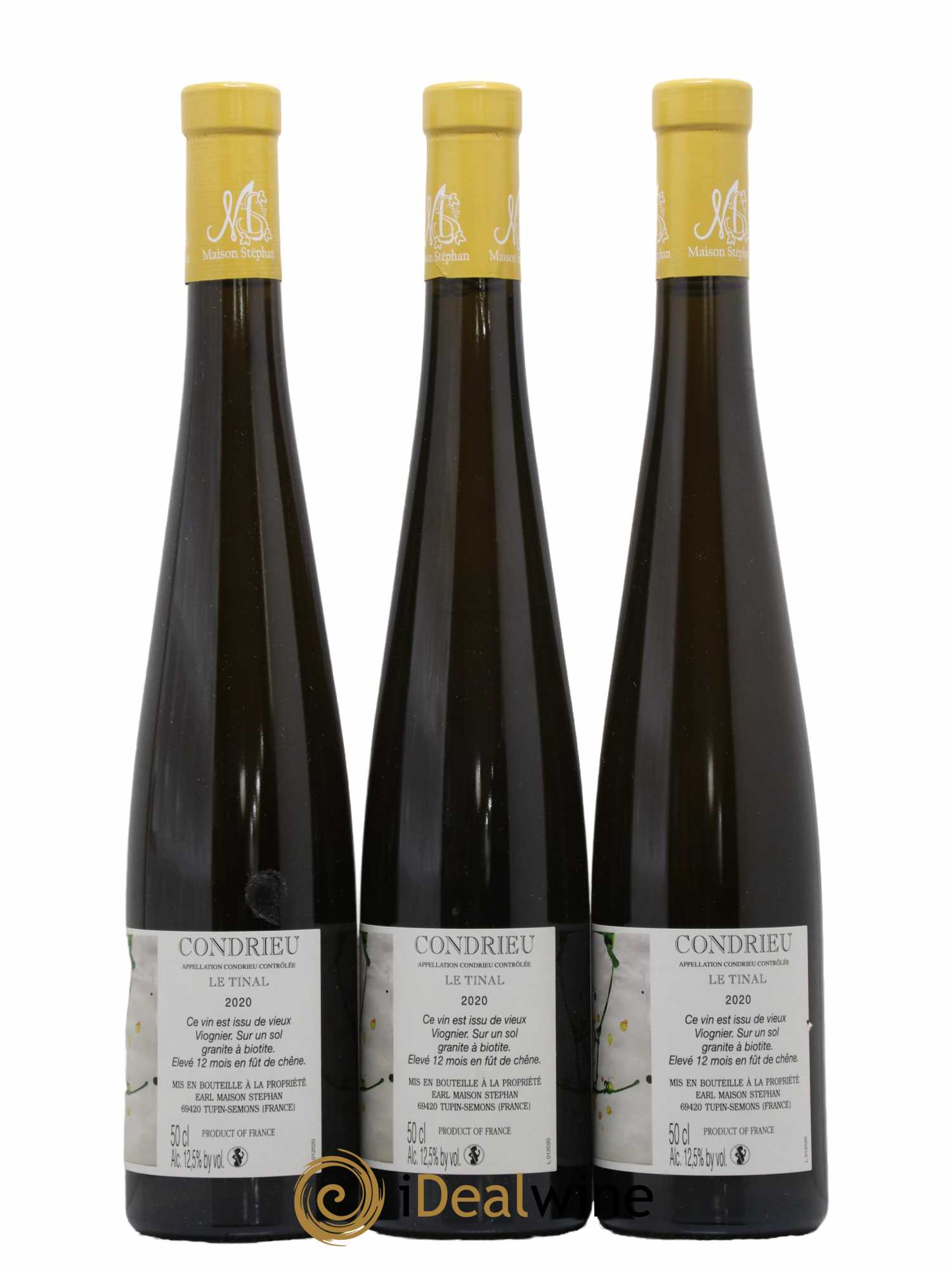 Condrieu Le Tinal Jean-Michel Stephan 50Cl 2020 - Lot de 3 bouteilles - 1