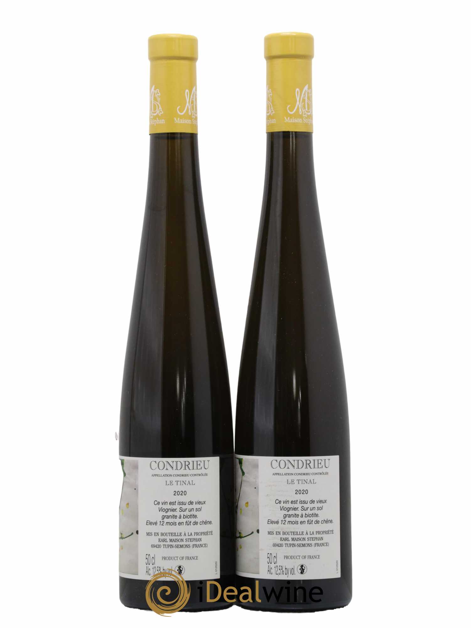 Condrieu Le Tinal Jean-Michel Stephan 50Cl 2020 - Lot de 2 bouteilles - 1