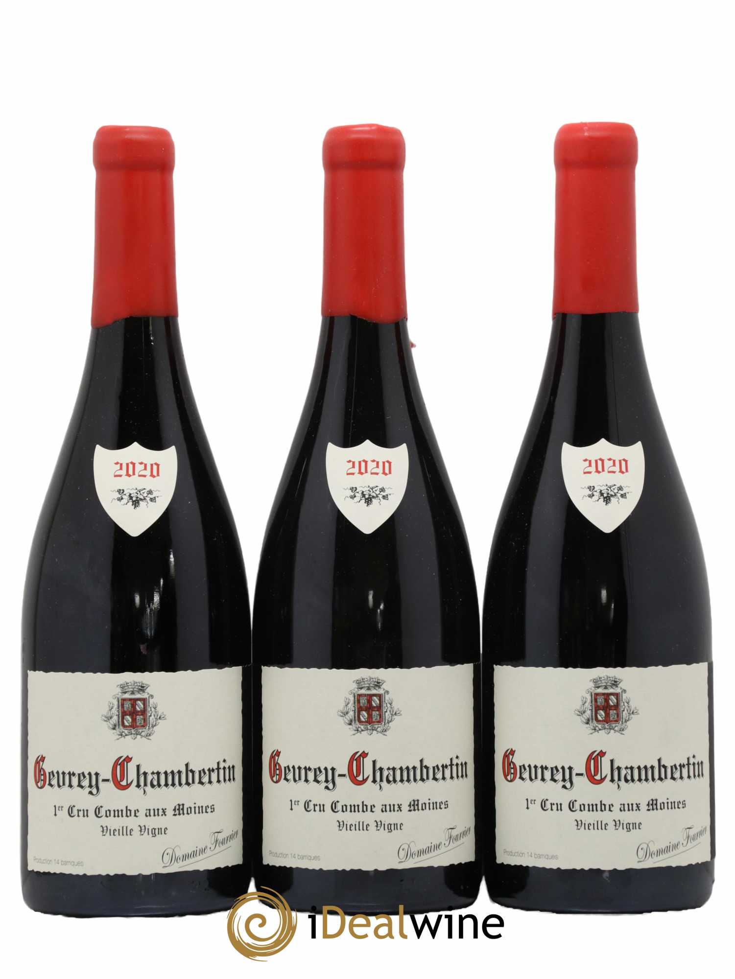 Gevrey-Chambertin 1er Cru Combe aux Moines Vieilles Vignes Fourrier (Domaine) 2020 - Lot de 3 bouteilles - 0