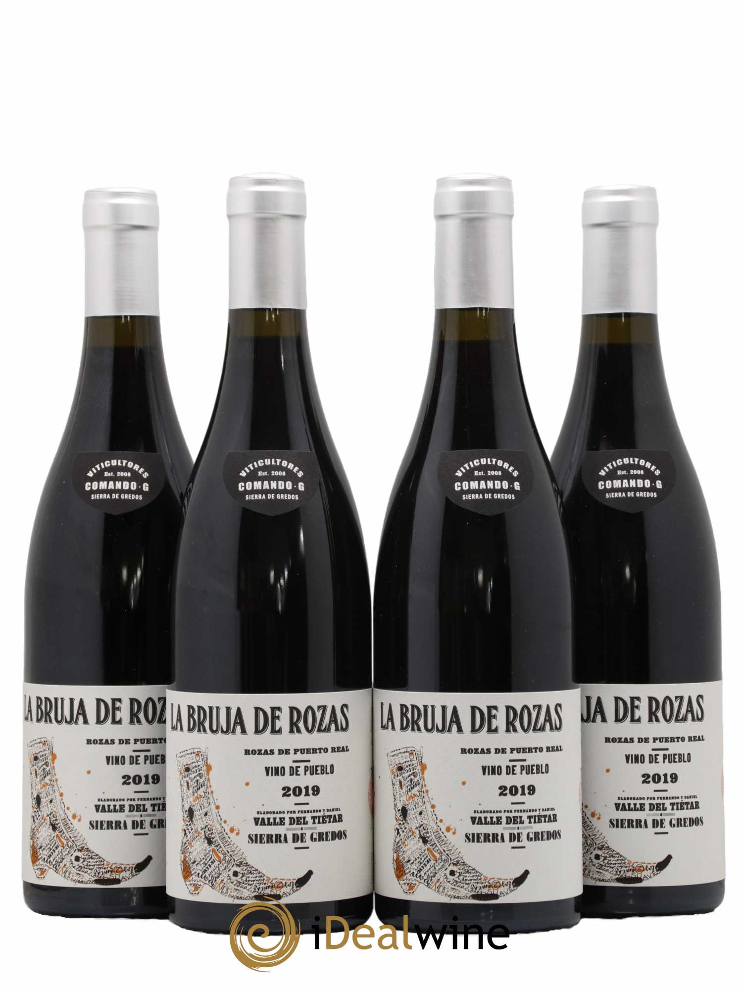 Vinos de Madrid DO Comando G La Bruja de Rozas 2019 - Lot de 4 bouteilles - 0