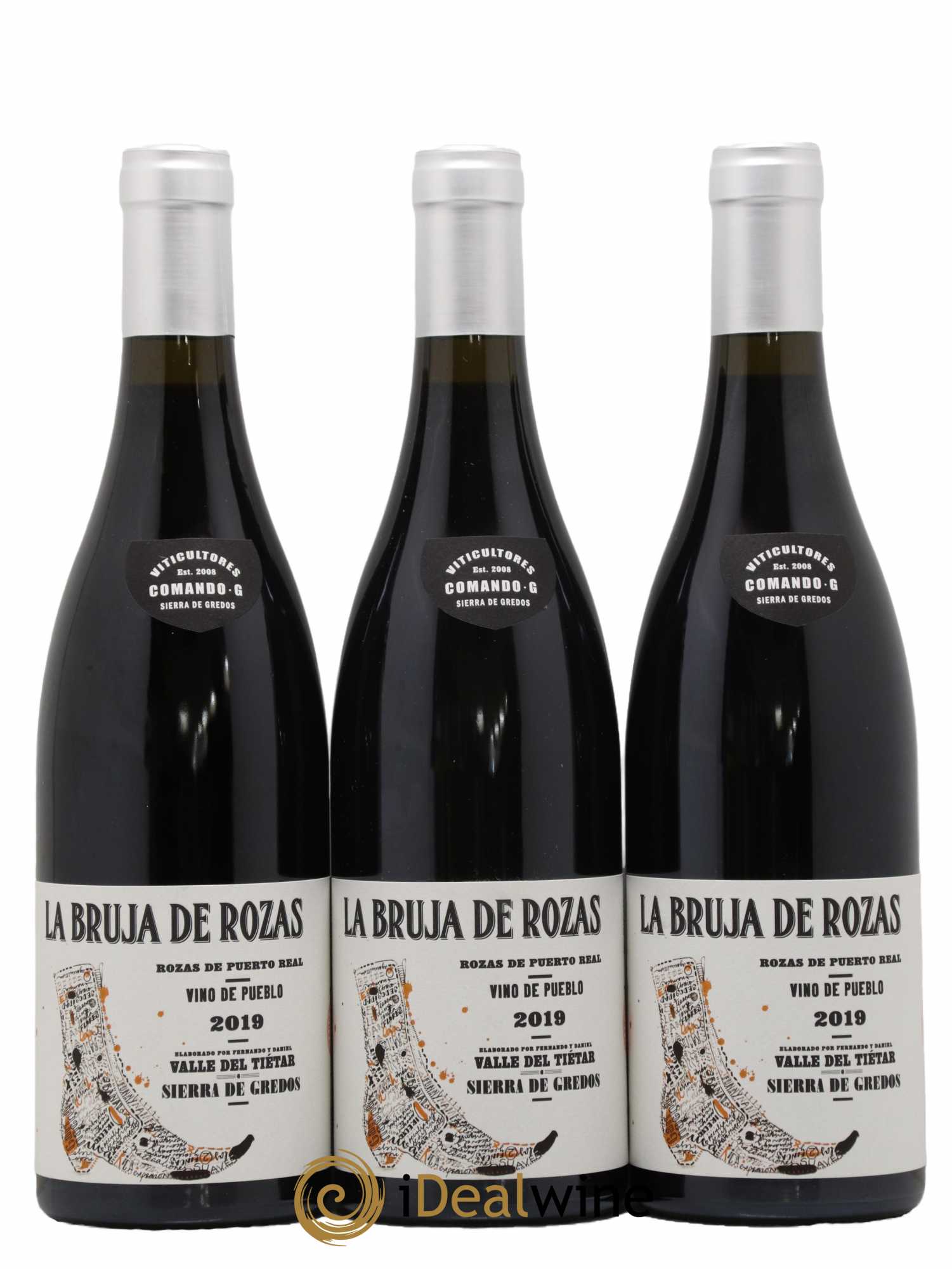 Vinos de Madrid DO Comando G La Bruja de Rozas 2019 - Lot de 3 bouteilles - 0