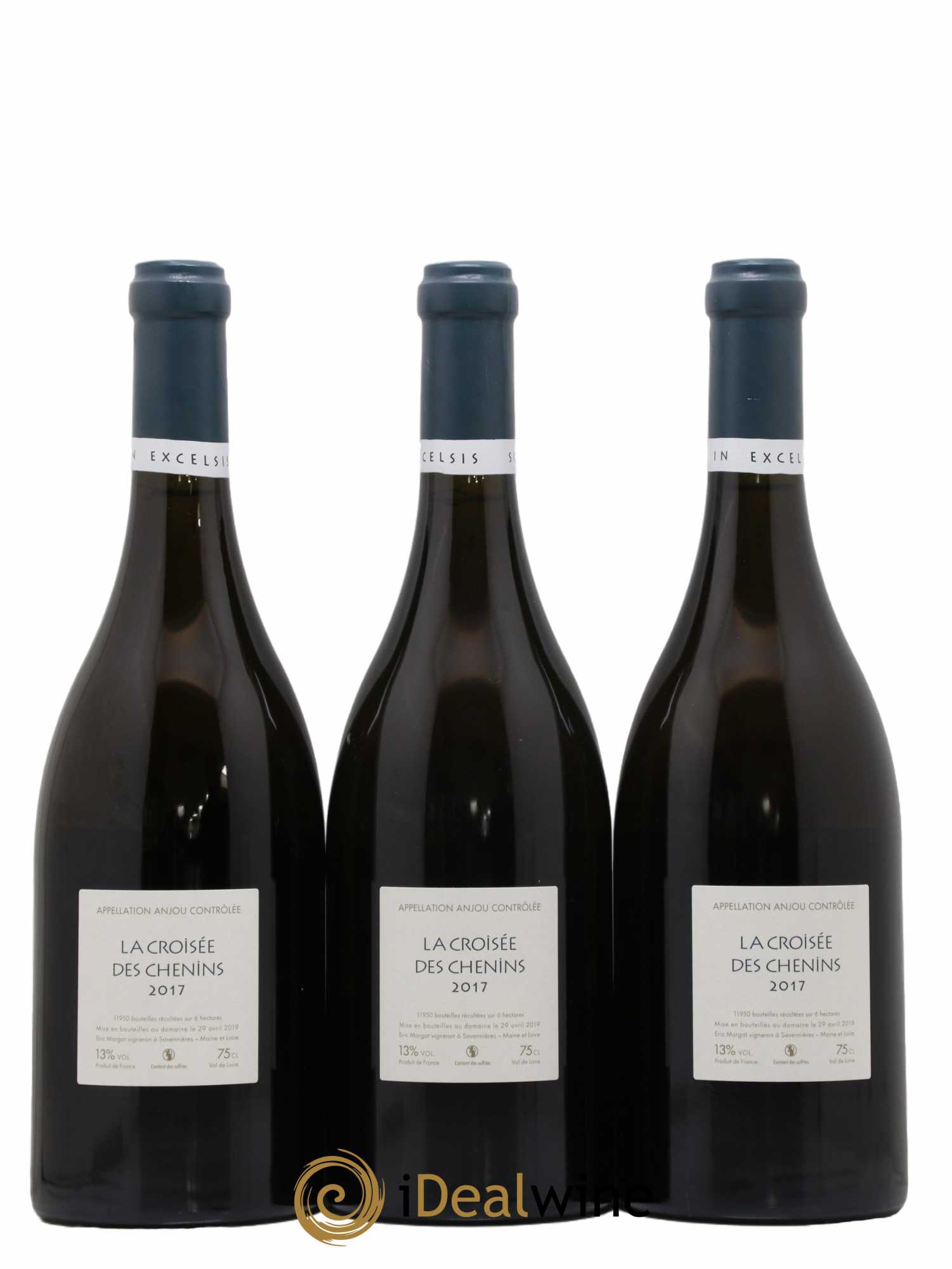 Anjou La Croisée Des Chenins Eric Morgat 2017 - Lot de 3 bouteilles - 1