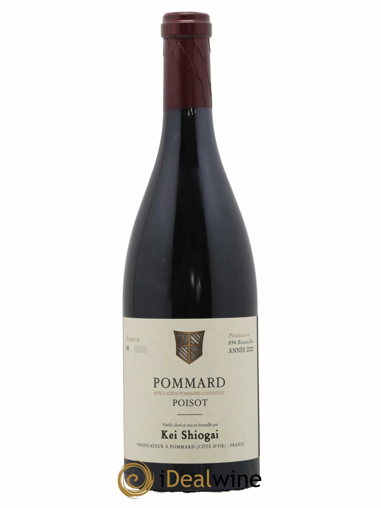 Pommard Poisot Kei Shiogai 2020 - Lot de 1 bouteille - 0