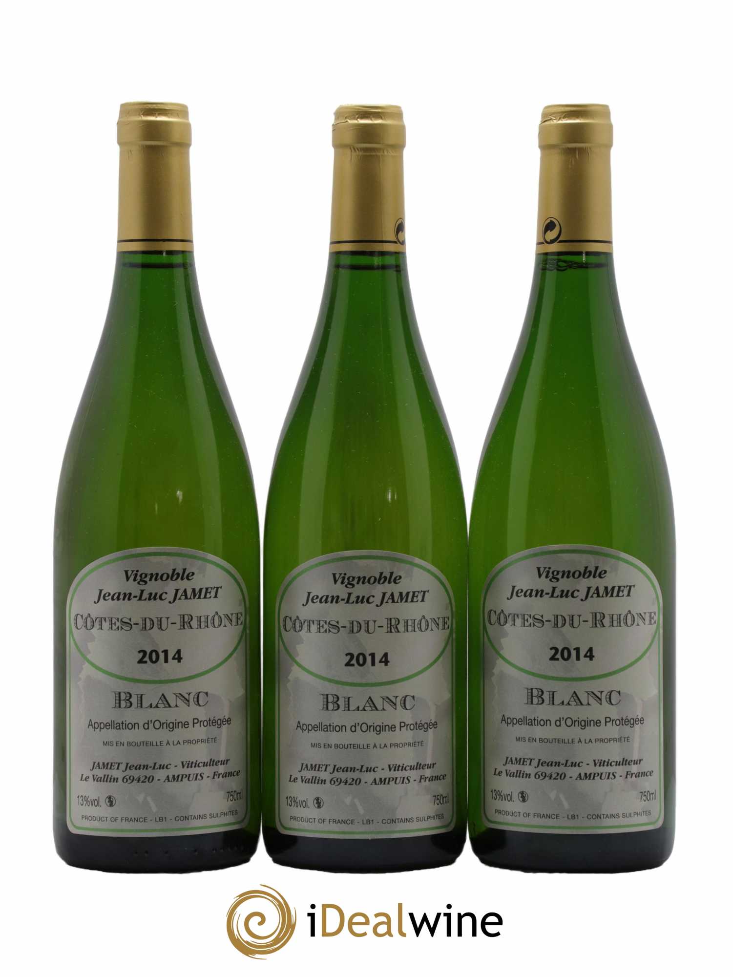 Côtes-du-Rhône Jean-Luc Jamet 2014 - Lot de 3 bouteilles - 0