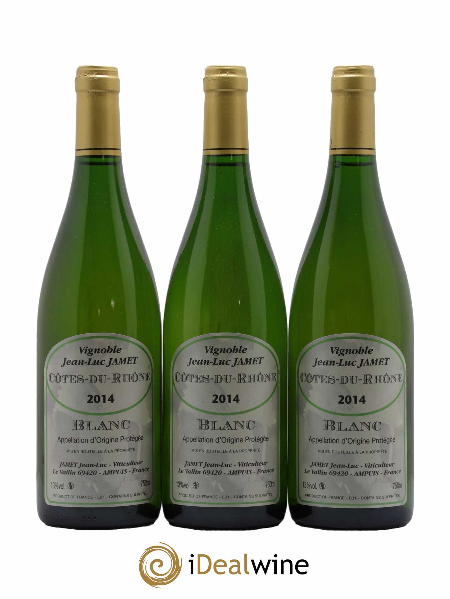 Côtes-du-Rhône Jean-Luc Jamet 2014 - Lot de 3 bouteilles - 0