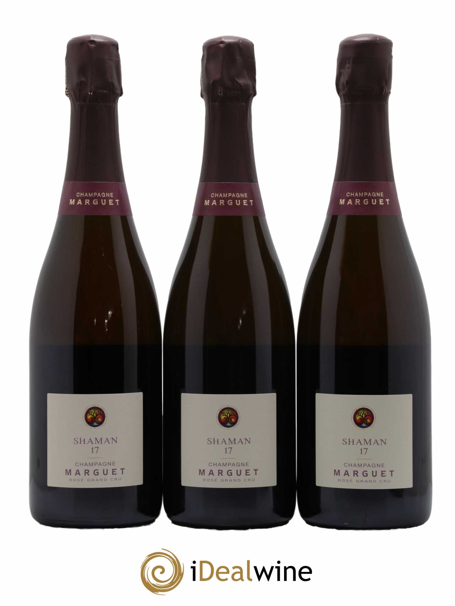 Shaman Grand Cru Brut Marguet 2017 - Lot de 3 bouteilles - 0