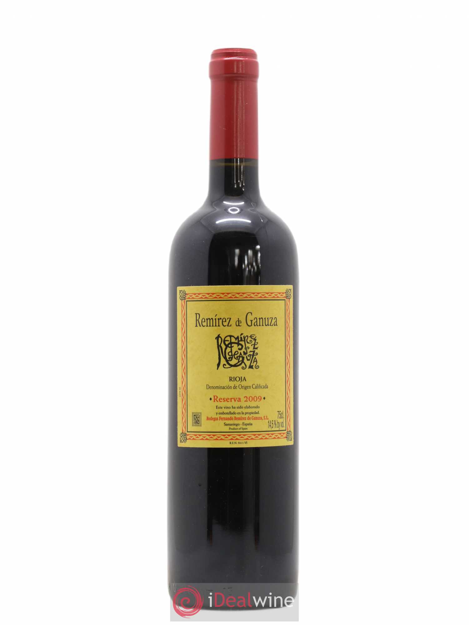 Rioja DOCA Reserva Remirez De Ganuza 2009 - Lot of 1 bottle - 0