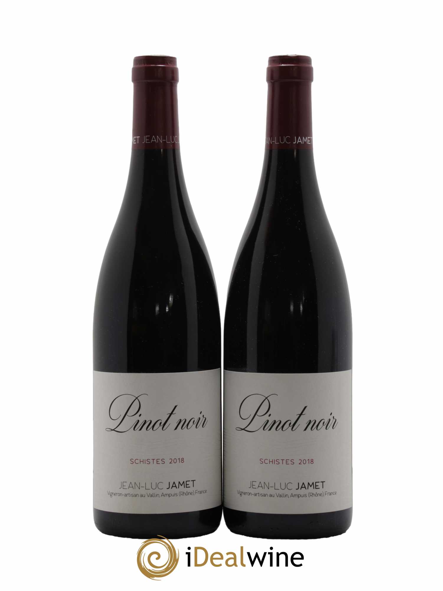 Collines Rhodaniennes Schistes Pinot Noir Jean-Luc Jamet 2018 - Lot de 2 bouteilles - 0
