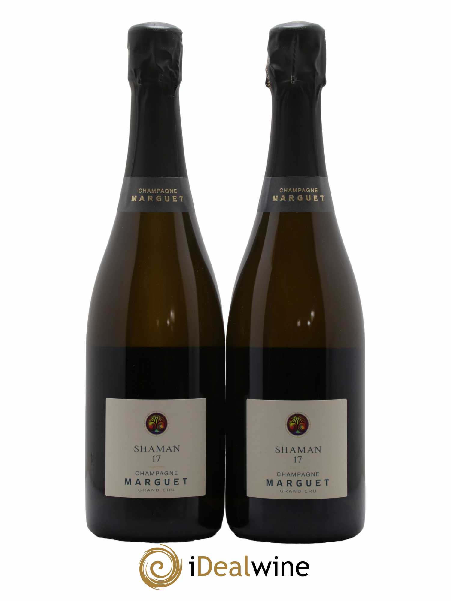Shaman Grand Cru Brut Nature Marguet 2017 - Lot de 2 bouteilles - 0
