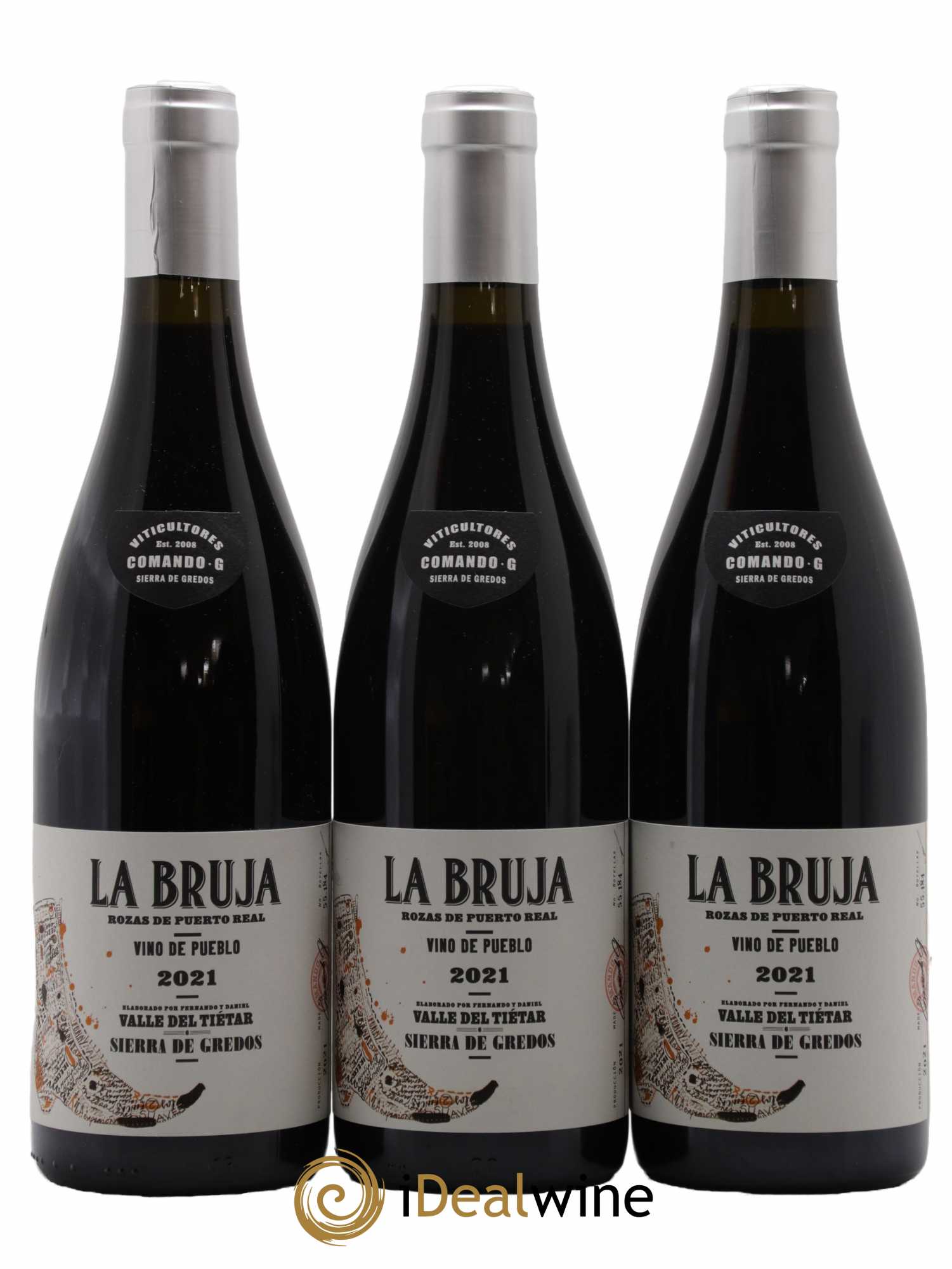Vinos de Madrid DO Comando G La Bruja de Rozas 2021 - Lot de 3 bouteilles - 0