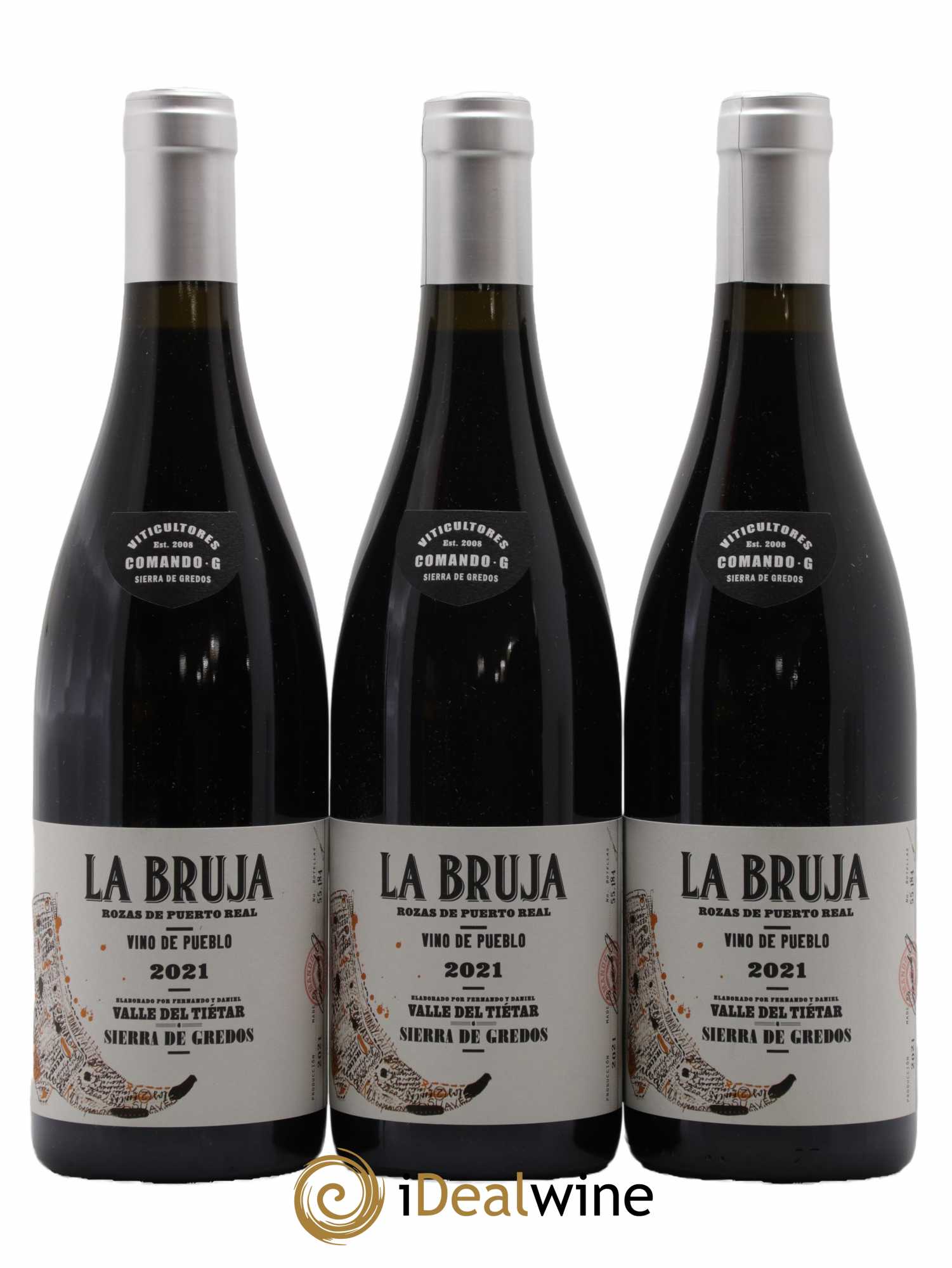Vinos de Madrid DO Comando G La Bruja de Rozas 2021 - Lot de 3 bouteilles - 0