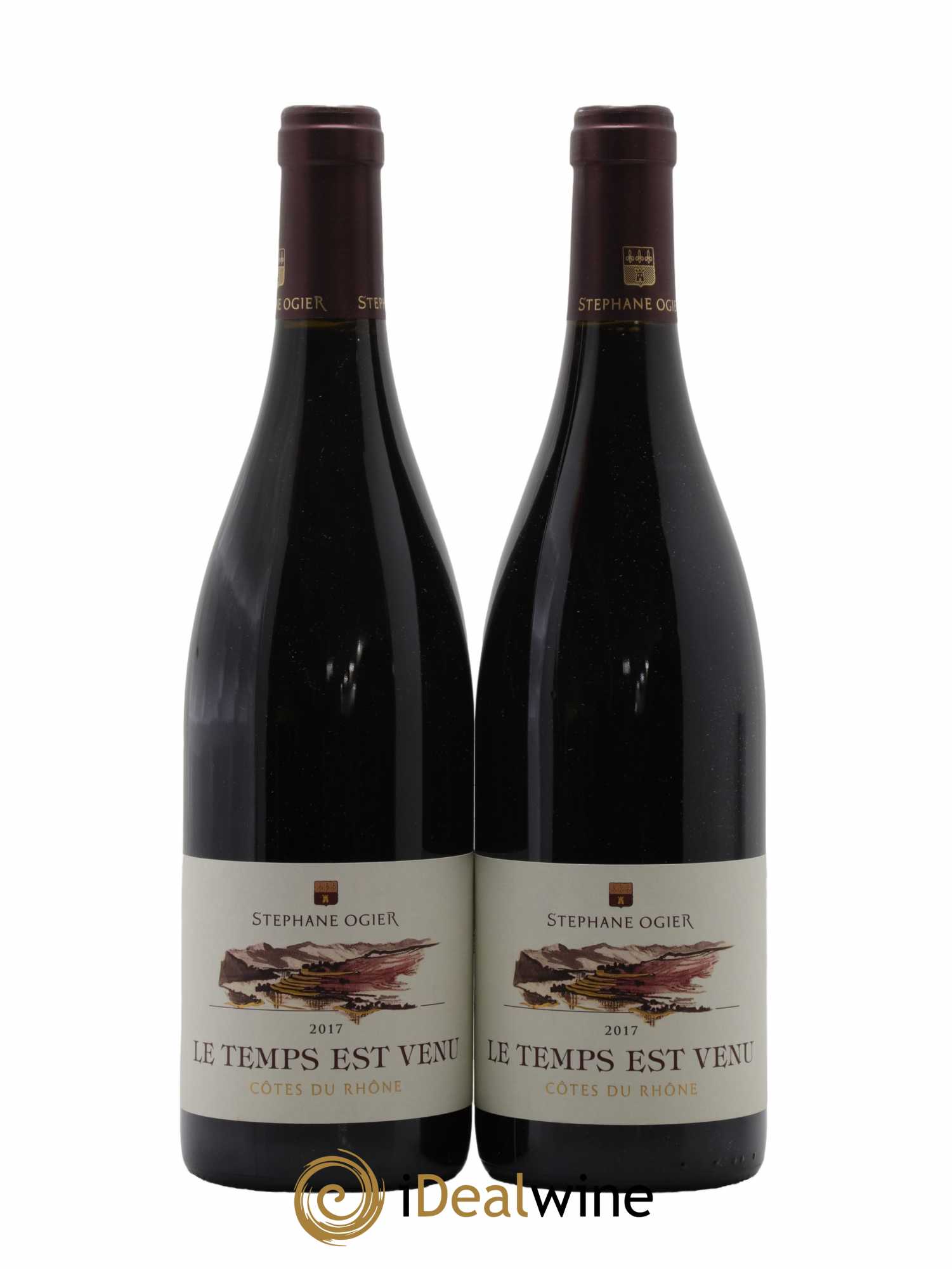 Côtes-du-Rhône Le Temps est Venu Stéphane Ogier 2017 - Lot de 2 bouteilles - 0