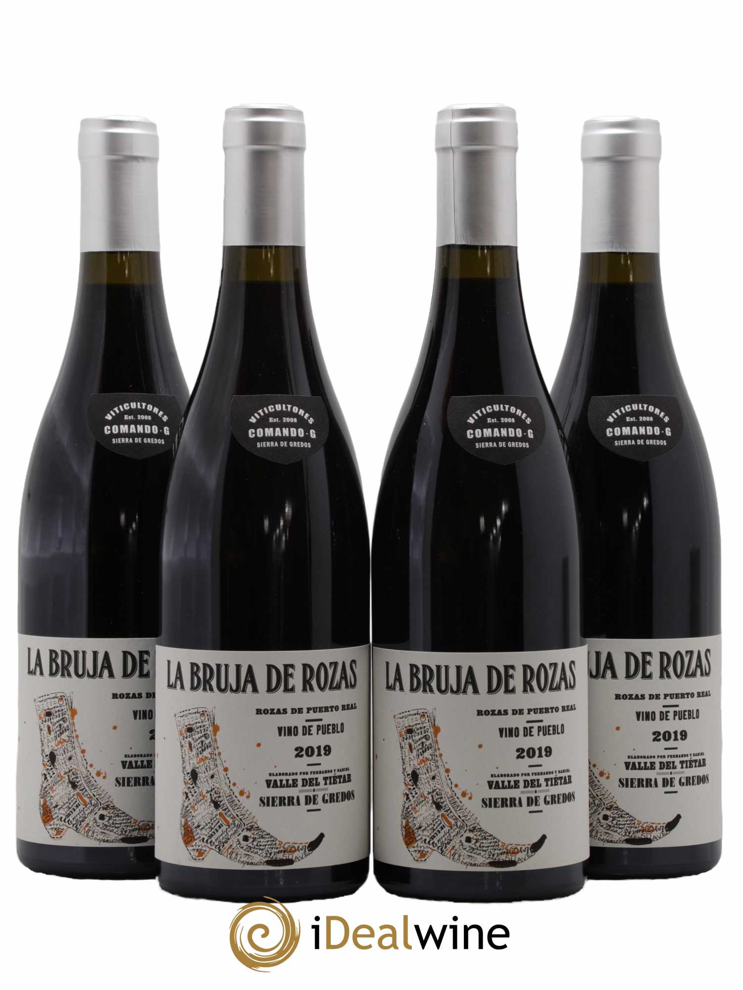 Vinos de Madrid DO Comando G La Bruja de Rozas 2019 - Lot de 4 bouteilles - 0