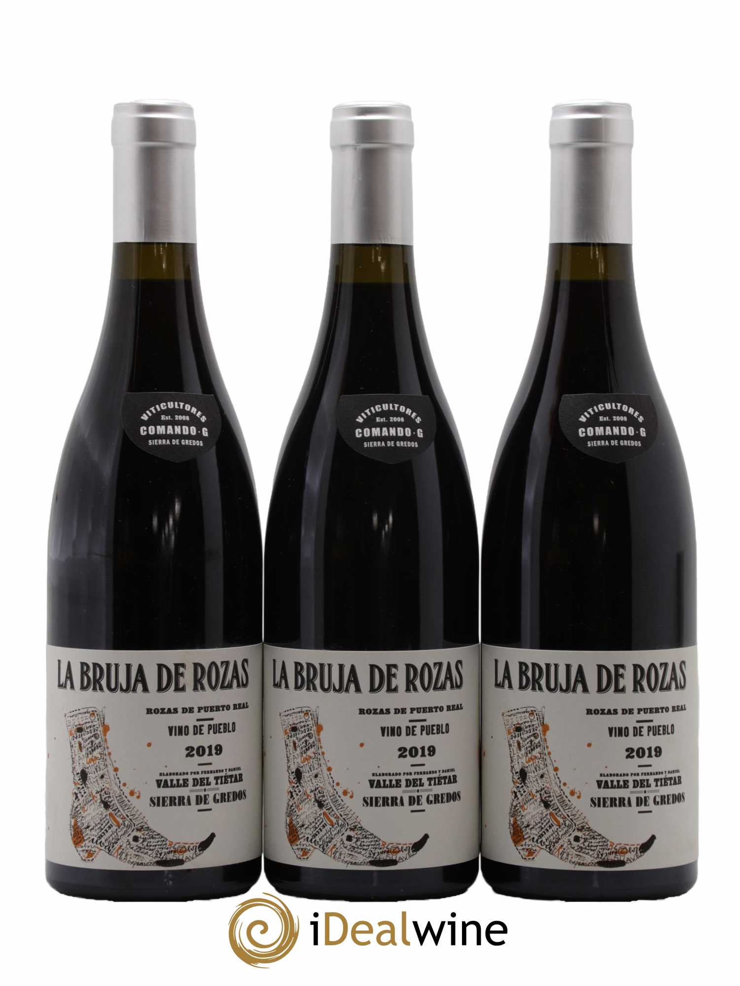 Vinos de Madrid DO Comando G La Bruja de Rozas 2019 - Lot de 3 bouteilles - 0