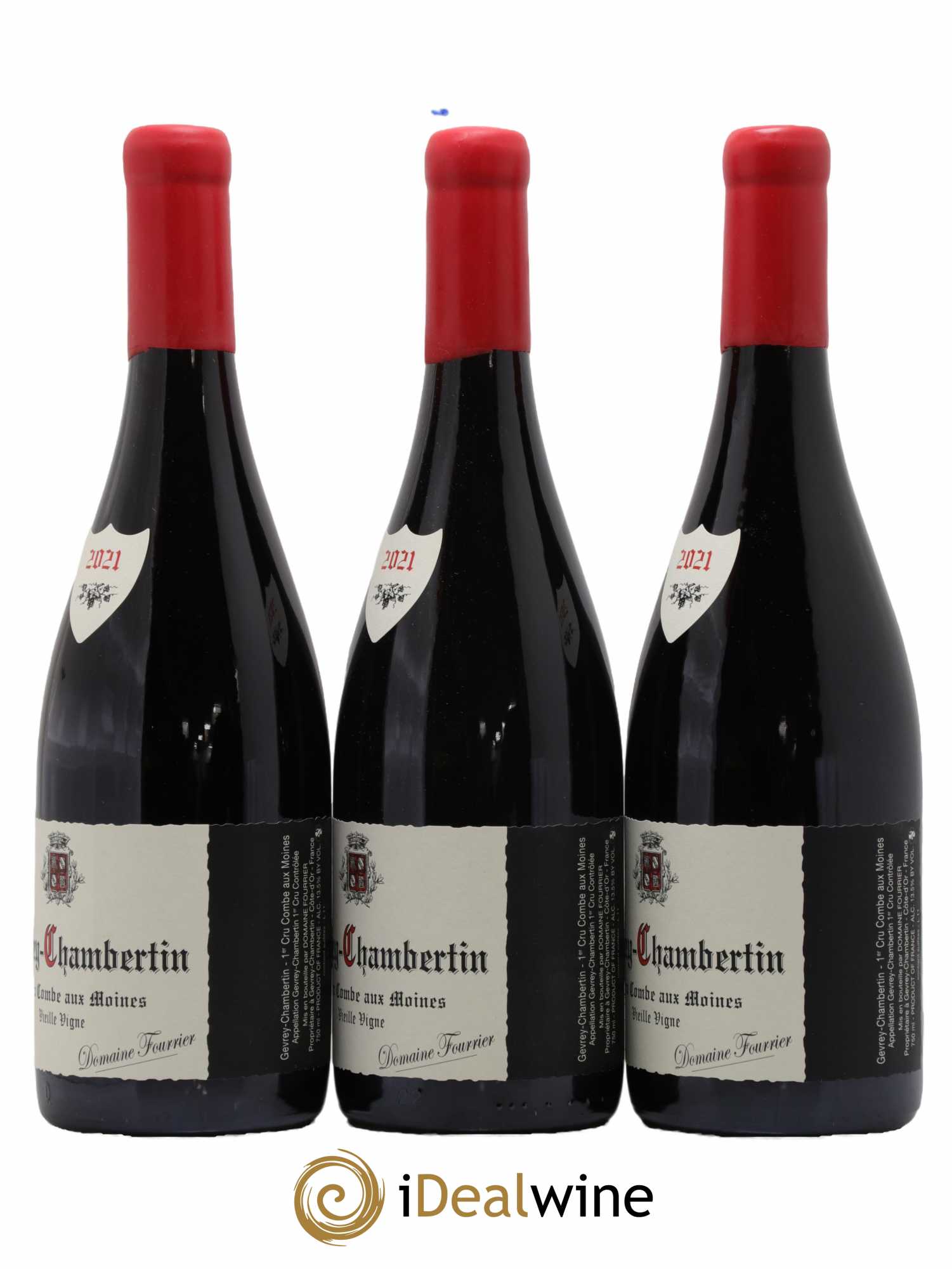 Gevrey-Chambertin 1er Cru Combe aux Moines Vieilles Vignes Fourrier (Domaine) 2021 - Lot de 3 bouteilles - 1
