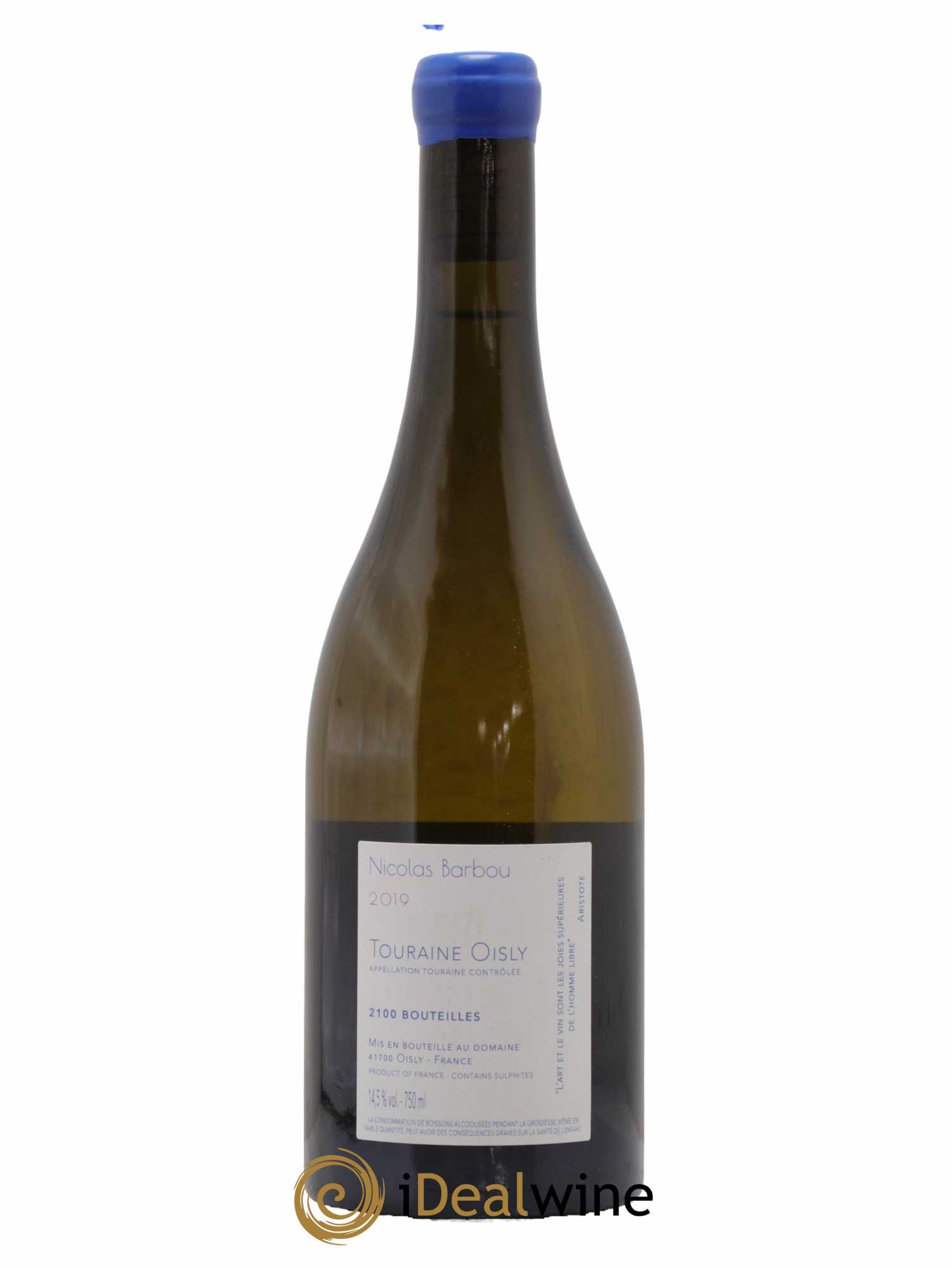 Touraine-Oisly Utopie Créative Nicolas Barbou 2019 - Lot de 1 bouteille - 1
