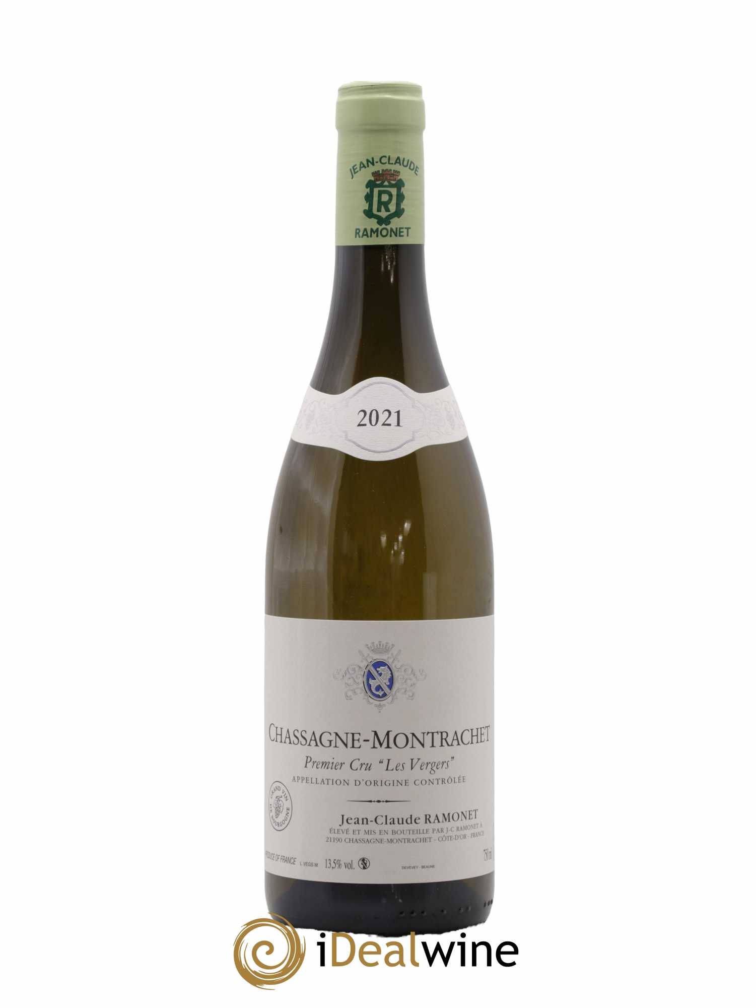 Chassagne-Montrachet 1er Cru Les Vergers Ramonet (Domaine) 2021 - Lot de 1 bouteille - 0