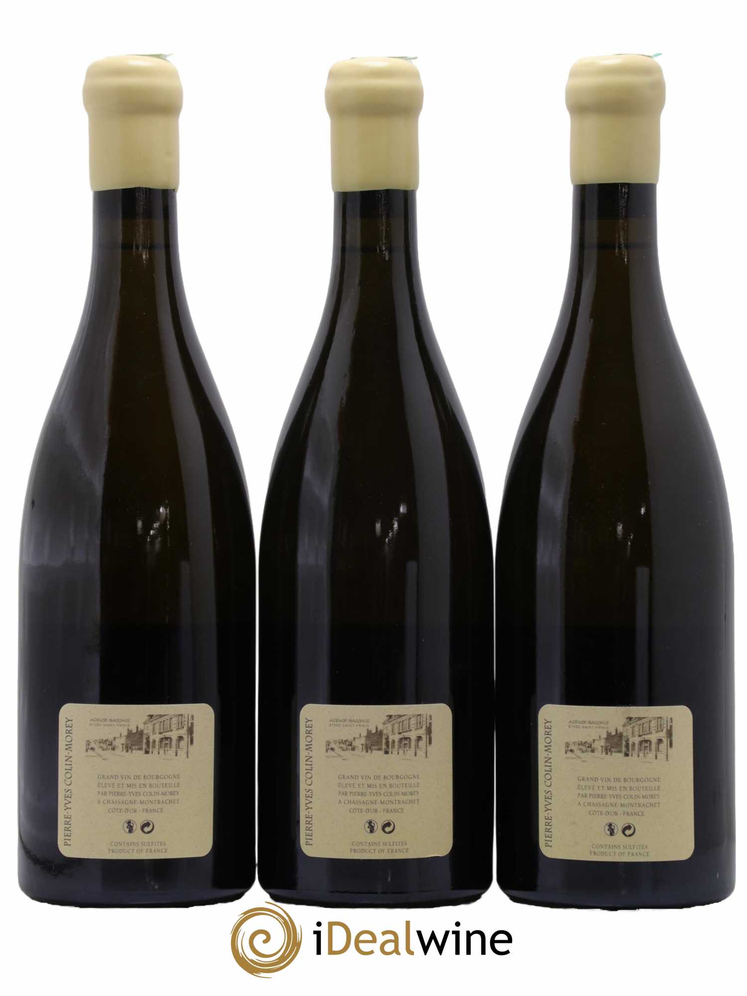 Chassagne-Montrachet 1er Cru Morgeot Pierre-Yves Colin Morey 2017 - Lot de 3 bouteilles - 1