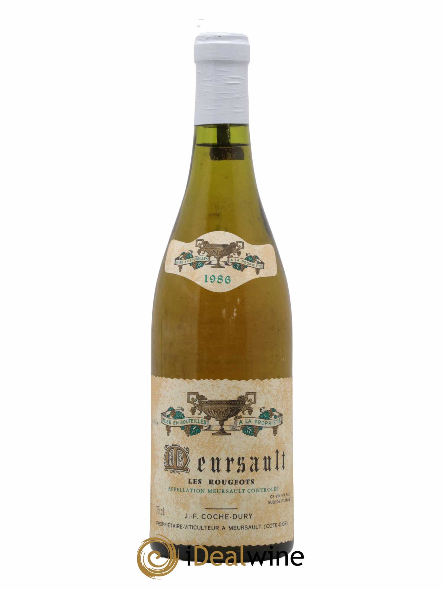 Meursault Les Rougeots Coche Dury (Domaine) 1986 - Lot de 1 bouteille - 0