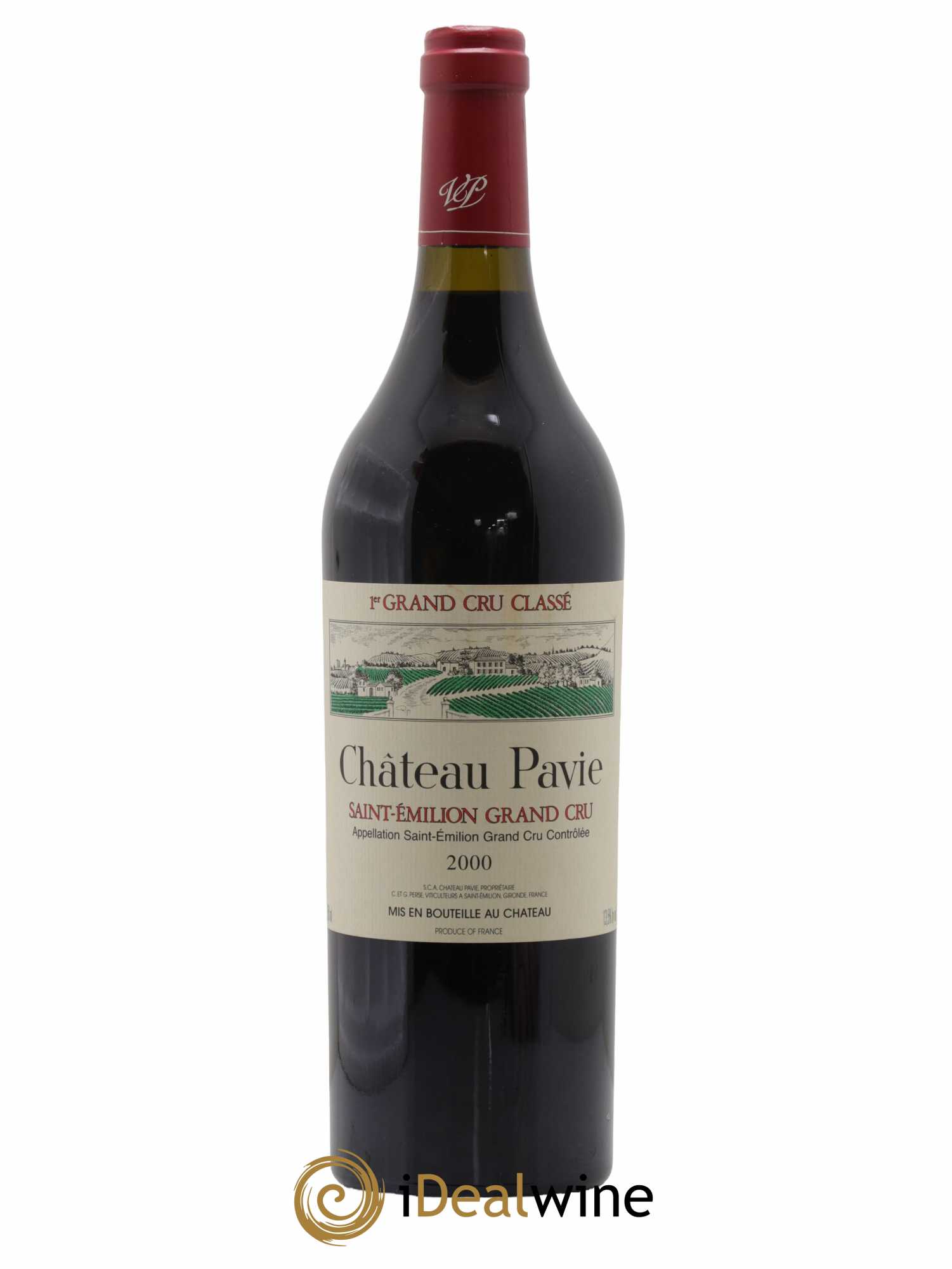 Château Pavie 1er Grand Cru Classé A 2000 - Lot de 1 bouteille - 0