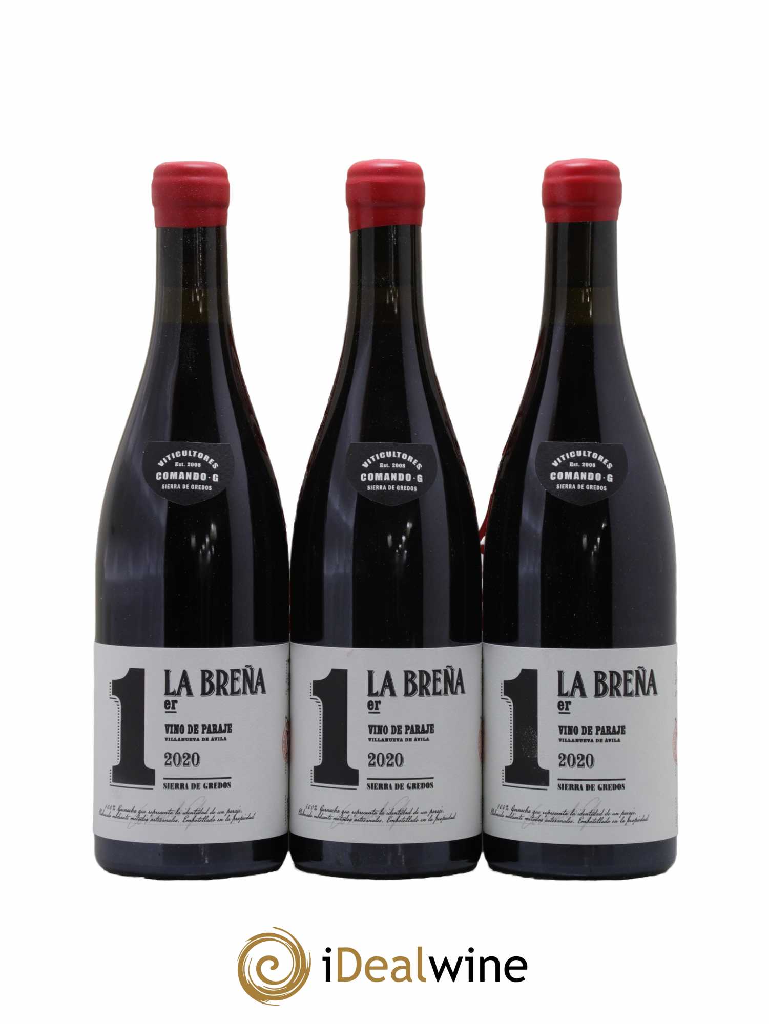 Vinos de Madrid DO Comando G La Breña Primer 2020 - Lot de 3 bouteilles - 0