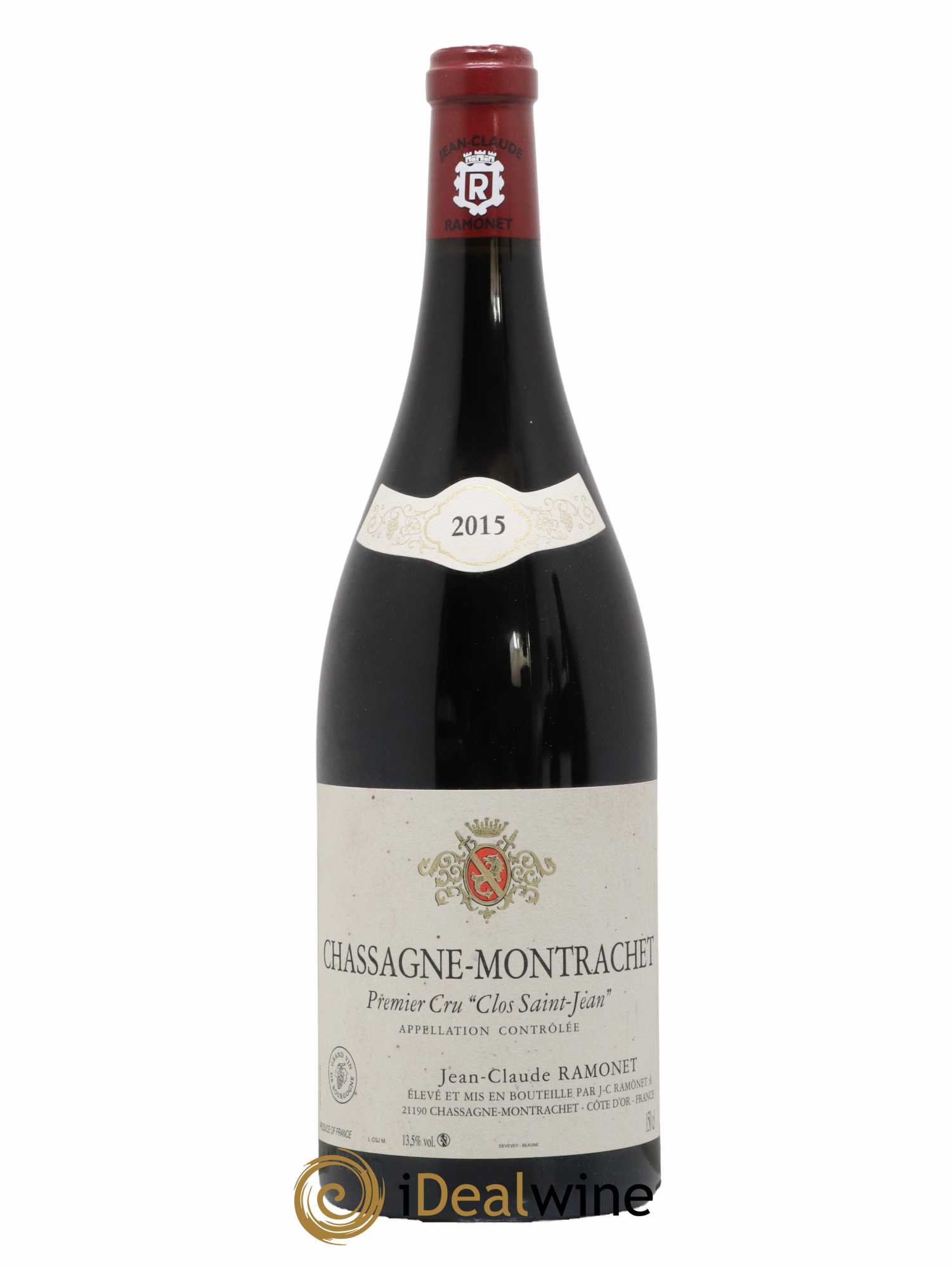 Chassagne-Montrachet 1er Cru Clos Saint-Jean Ramonet (Domaine) 2015 - Lot de 1 magnum - 0