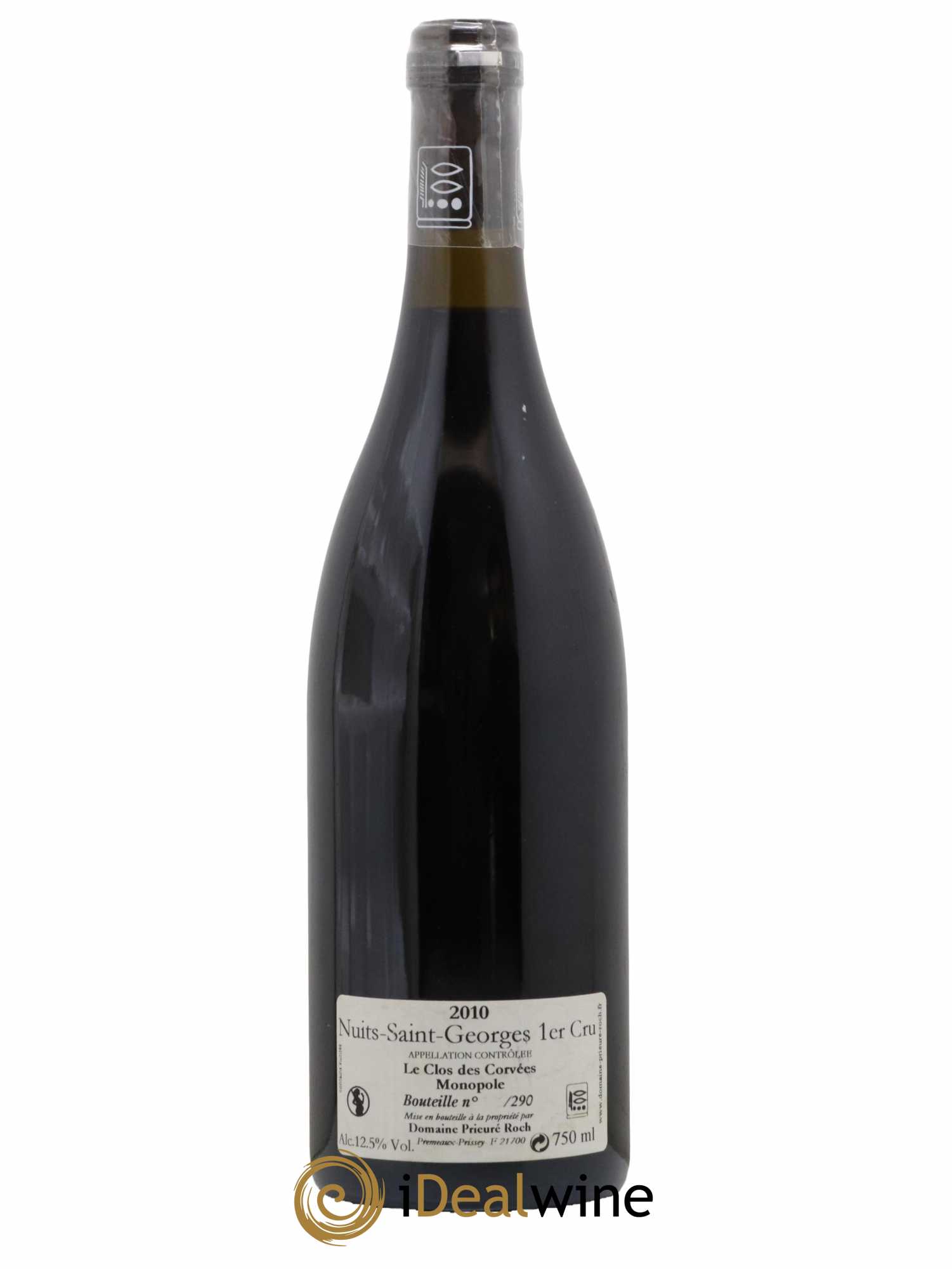 Nuits-Saint-Georges 1er Cru Le Clos des Corvées Prieuré Roch 2010 - Lot de 1 bouteille - 1