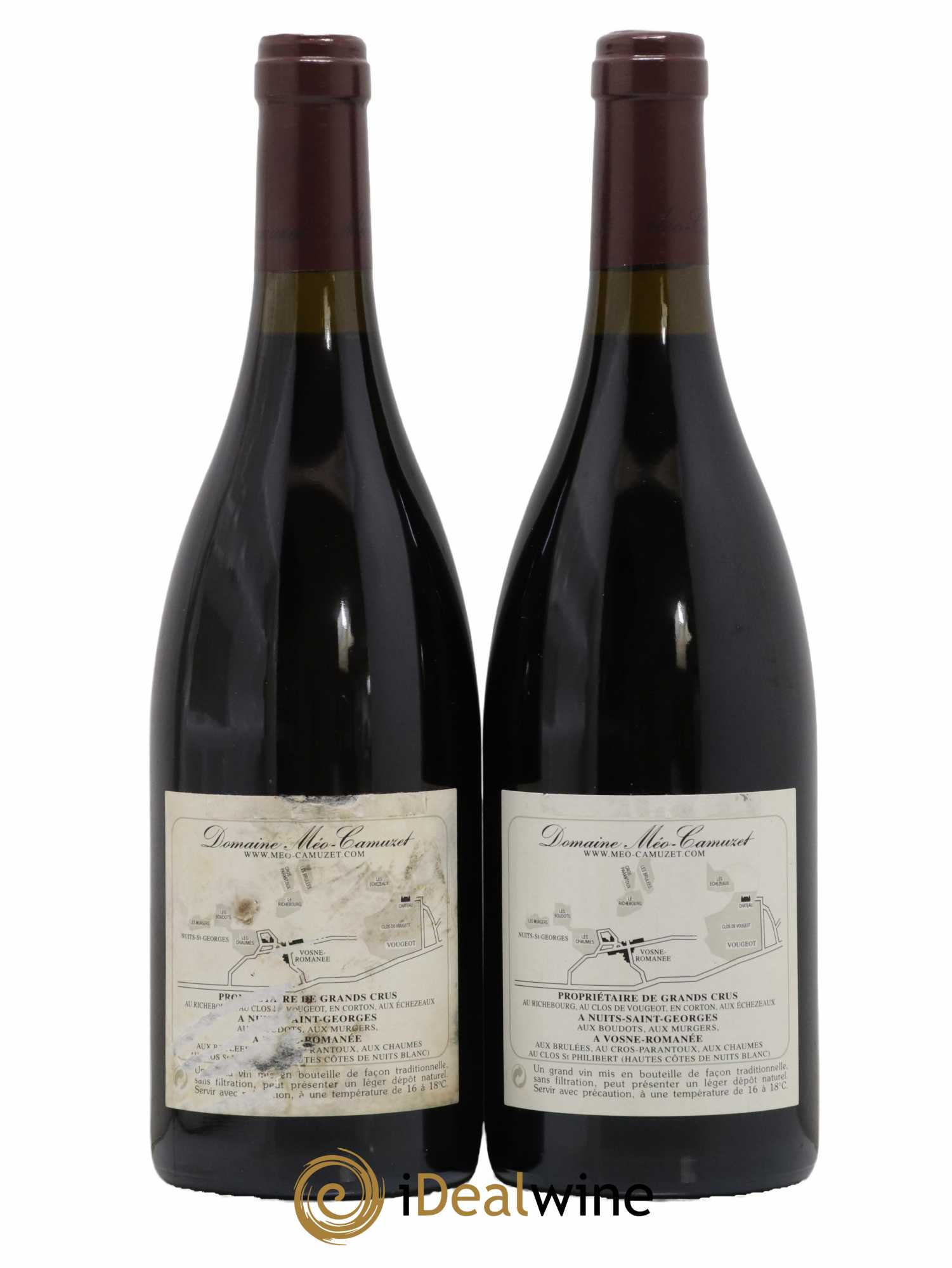 Corton Grand Cru Clos Rognet Méo-Camuzet (Domaine) 1999 - Lot de 2 bouteilles - 1