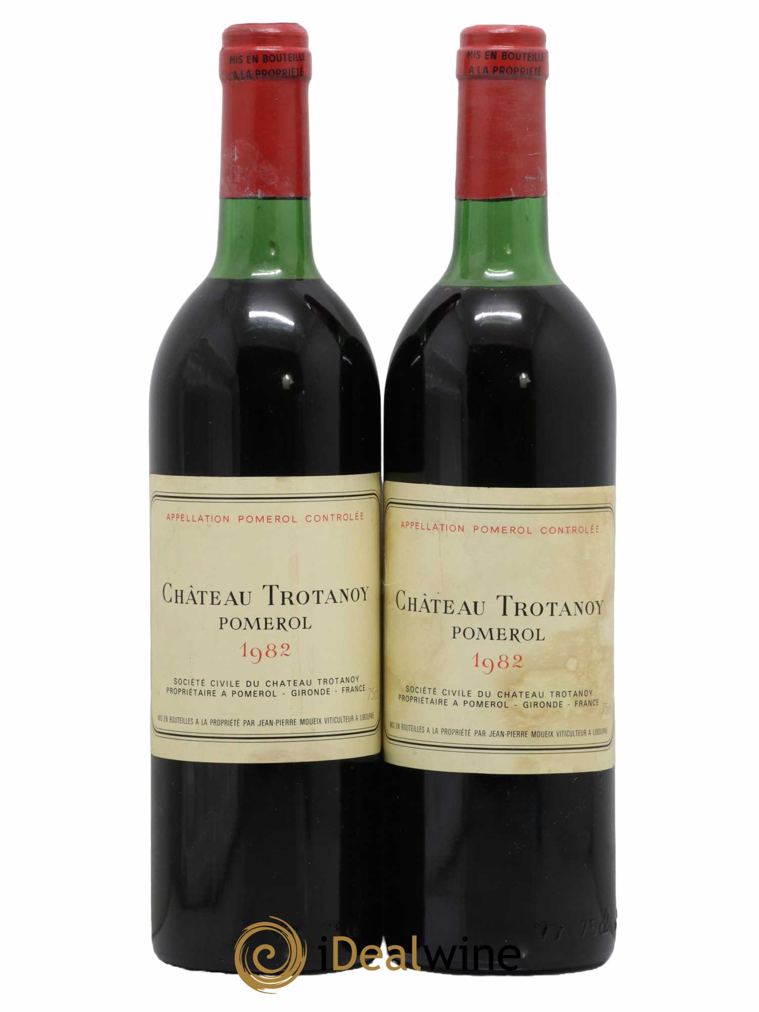 Château Trotanoy 1982 - Lot de 2 bouteilles - 0