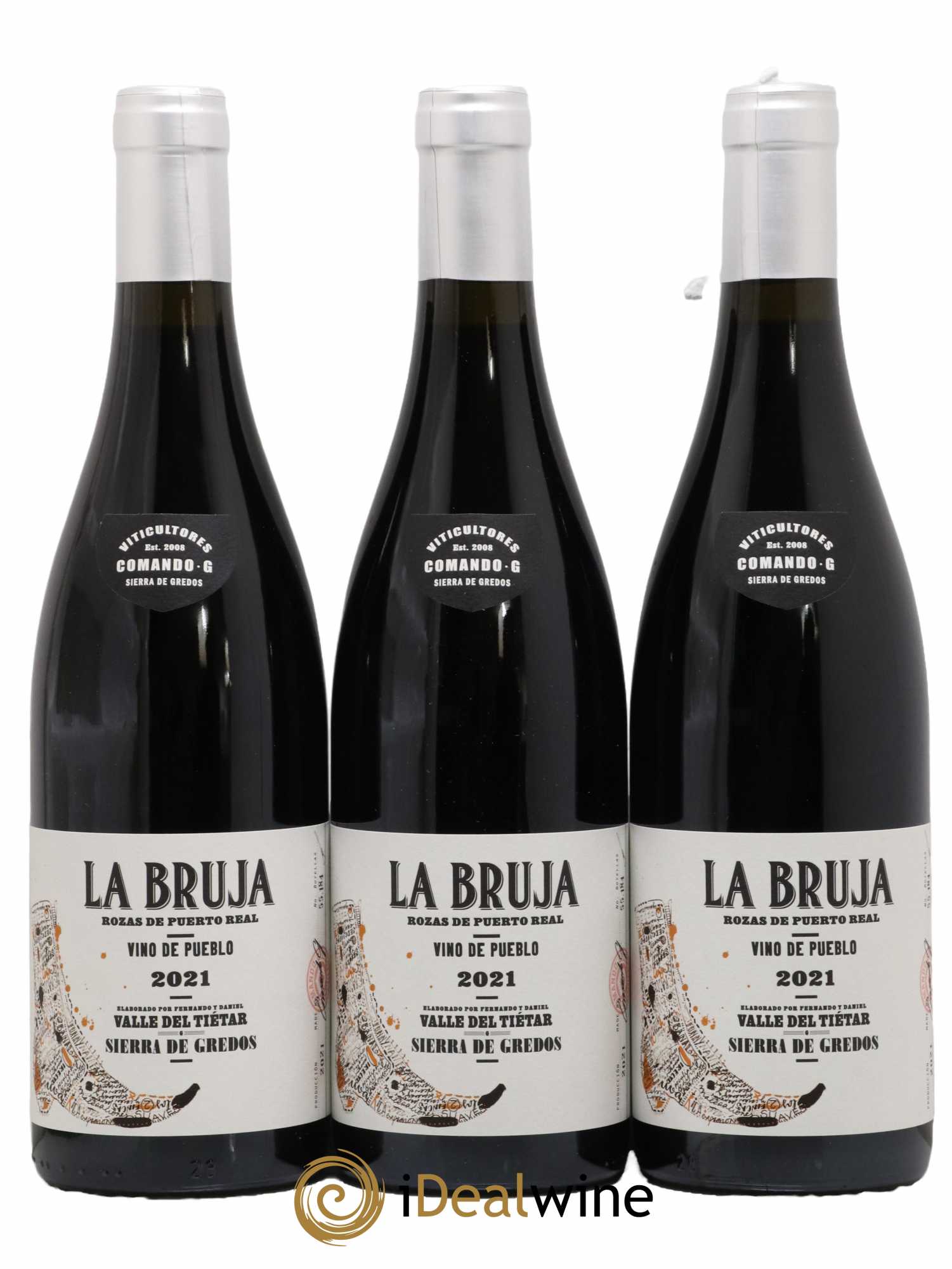 Vinos de Madrid DO Comando G La Bruja de Rozas 2021 - Lot de 3 bouteilles - 0