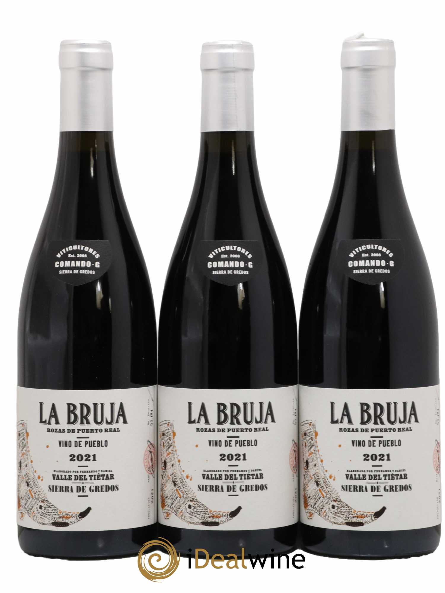 Vinos de Madrid DO Comando G La Bruja de Rozas 2021 - Lot de 3 bouteilles - 0