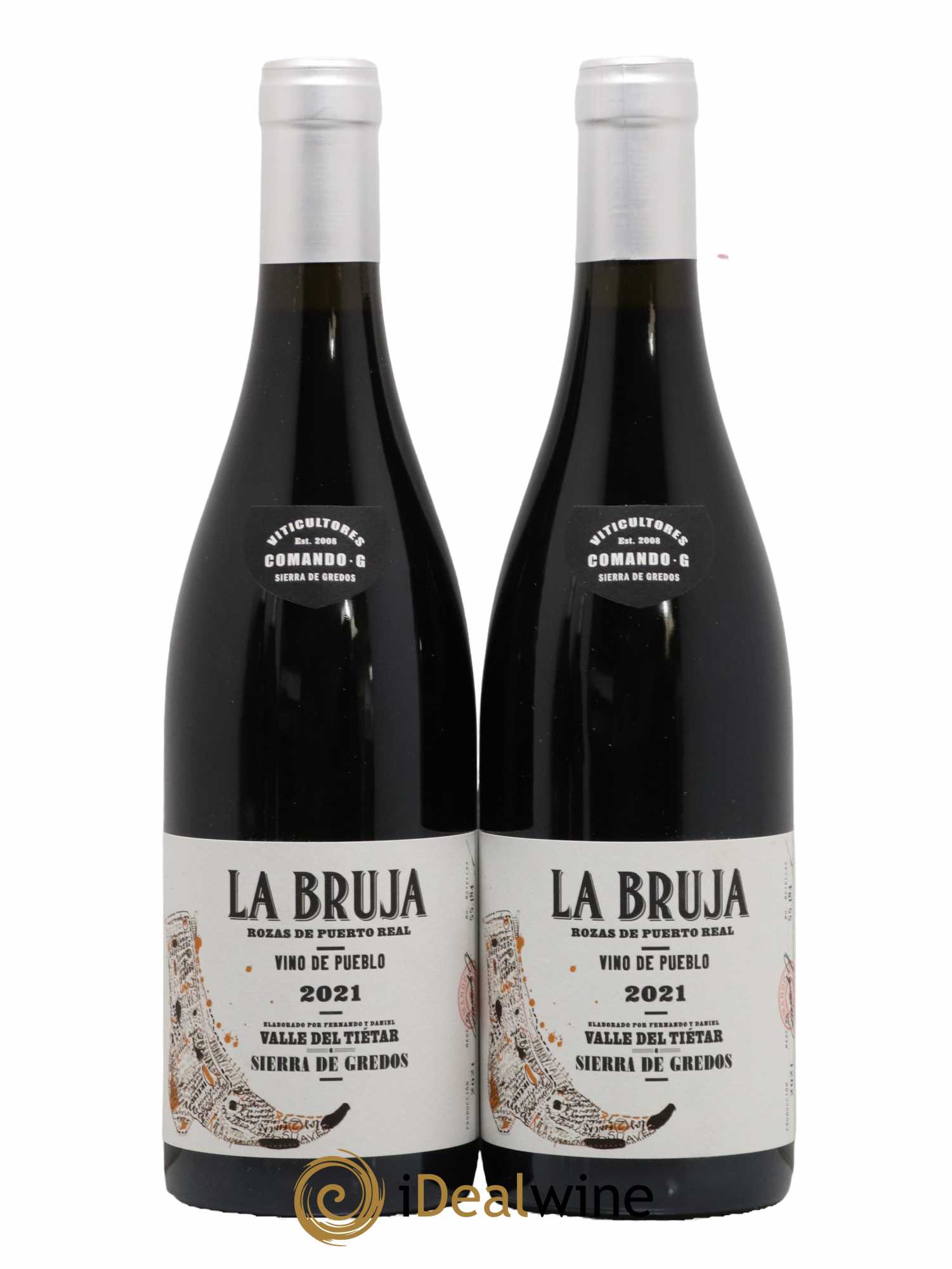 Vinos de Madrid DO Comando G La Bruja de Rozas 2021 - Lot de 2 bouteilles - 0