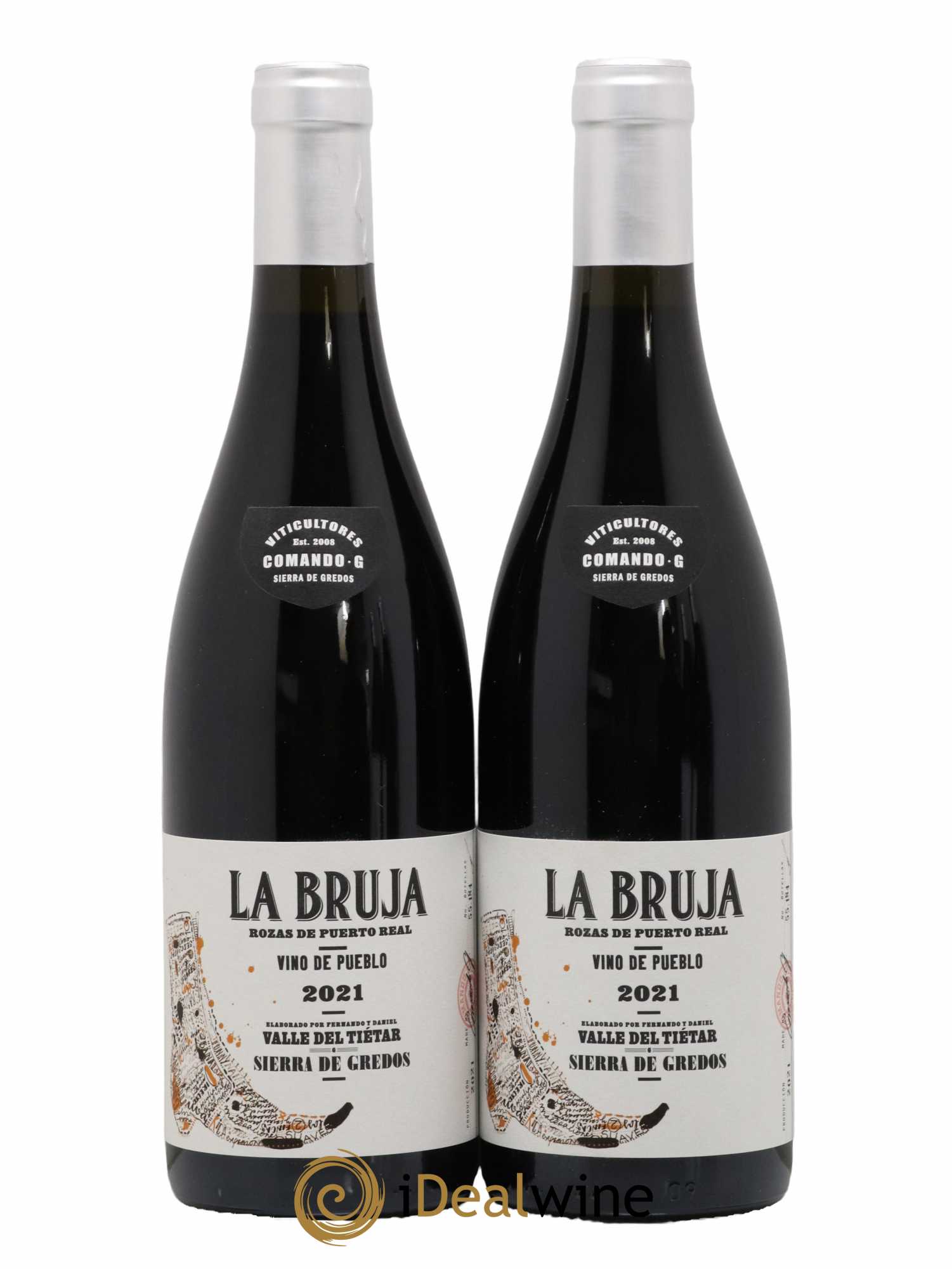 Vinos de Madrid DO Comando G La Bruja de Rozas 2021 - Lot de 2 bouteilles - 0