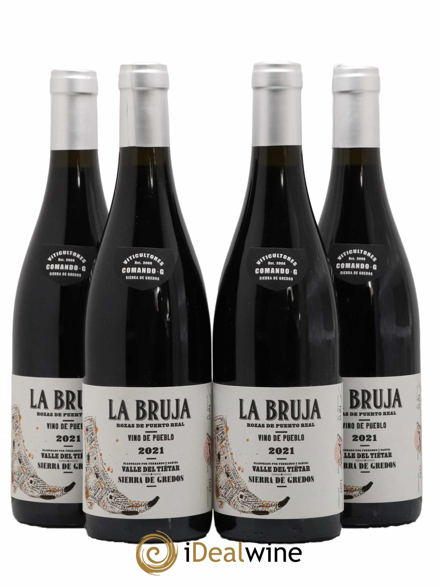 Vinos de Madrid DO Comando G La Bruja de Rozas 2021 - Lot de 4 bouteilles - 0