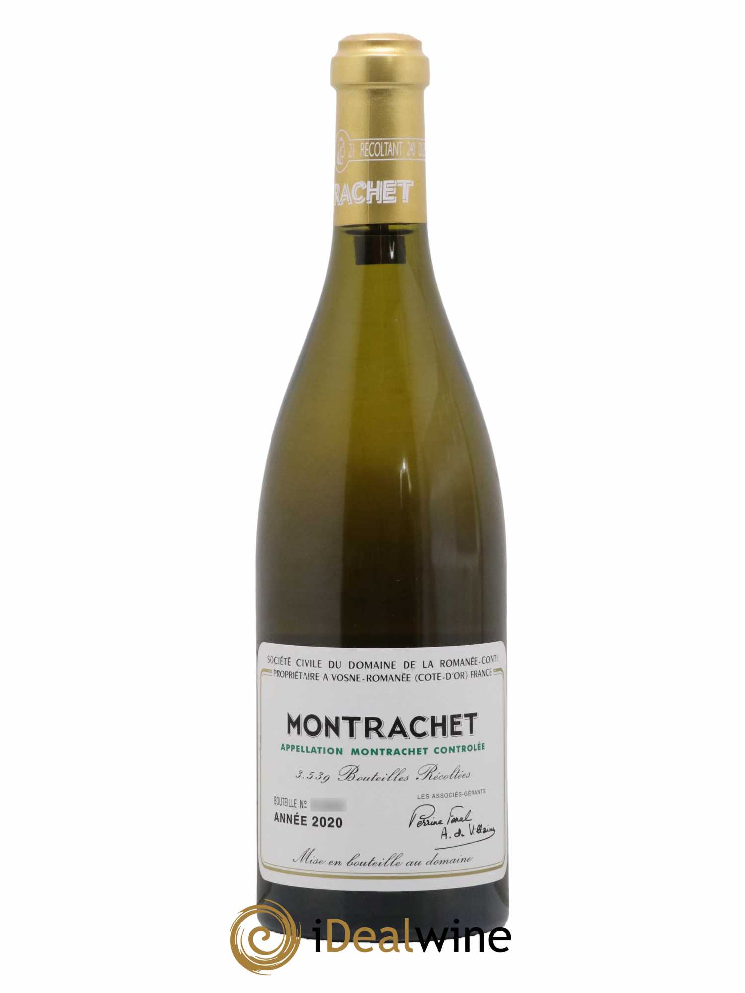 Montrachet Grand Cru Domaine de la Romanée-Conti 2020 - Lotto di 1 bottiglia - 0