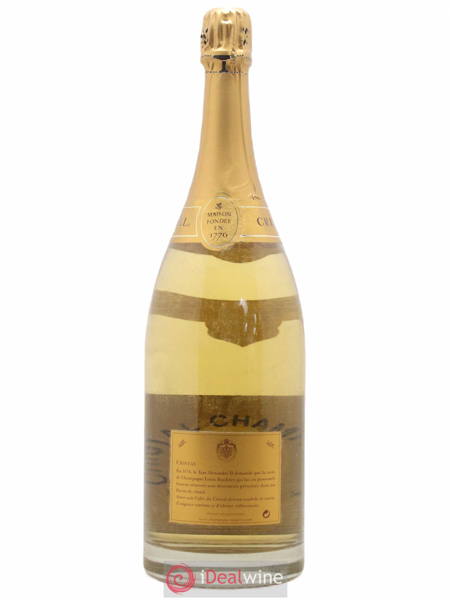 Cristal Louis Roederer 2002 - Lot de 1 magnum - 1
