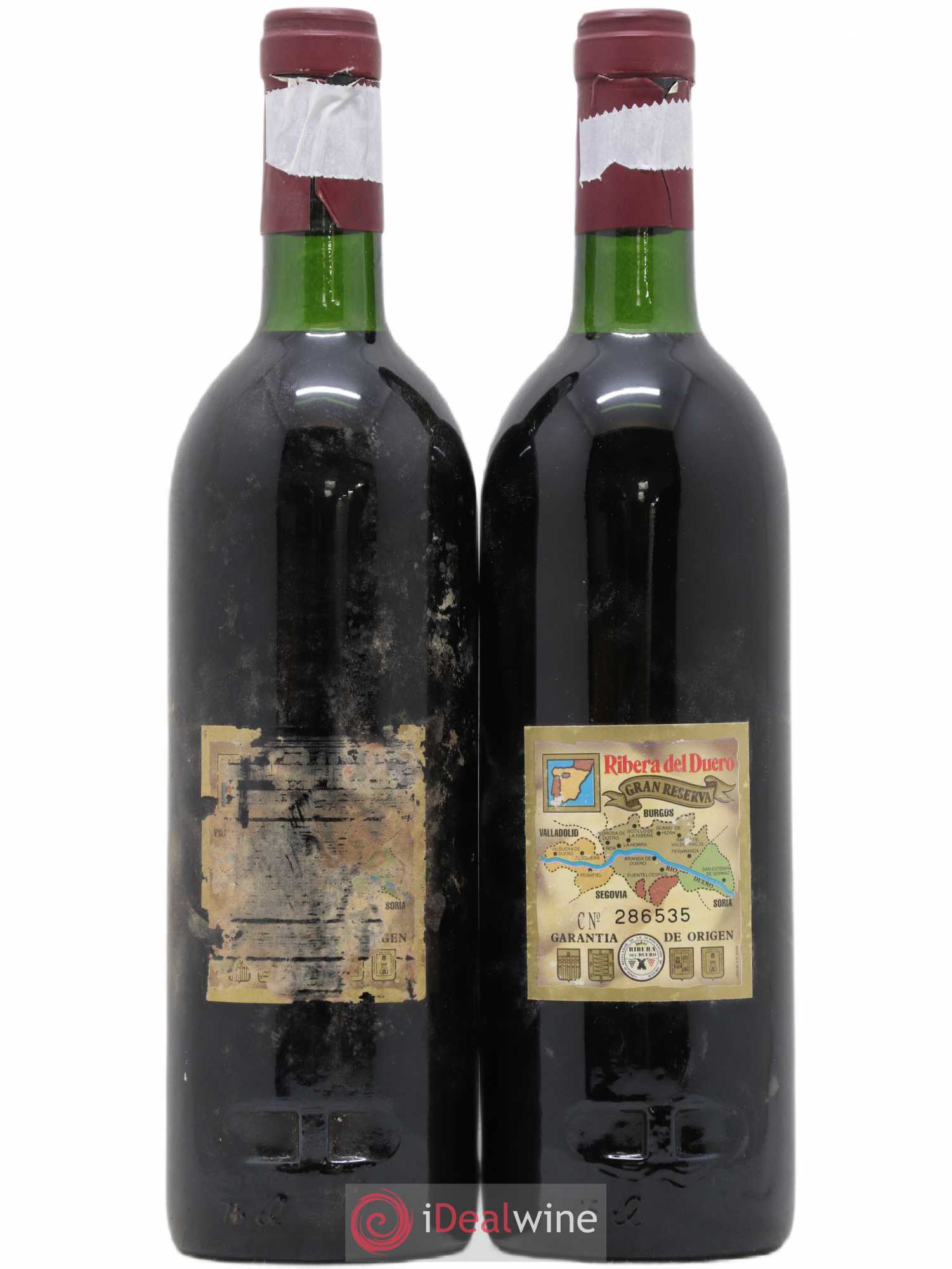 Ribera Del Duero DO Vega Sicilia Unico Famille Alvarez 1970 - Lot de 2 bouteilles - 1