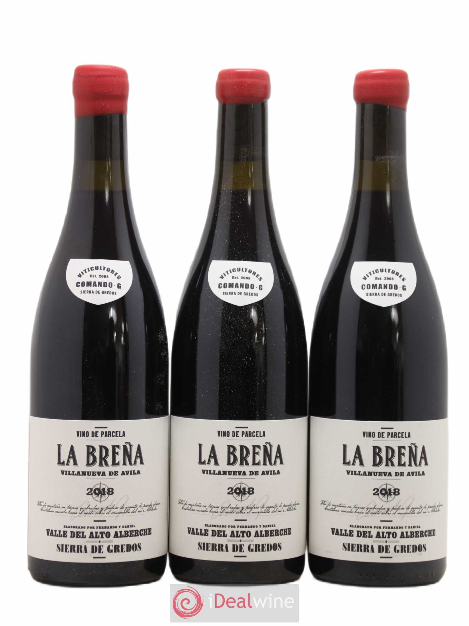 Espagne Fernando y Daniel Valle Del Alto Alberche La Brena Comando G 2018 - Posten von 3 Flaschen - 0