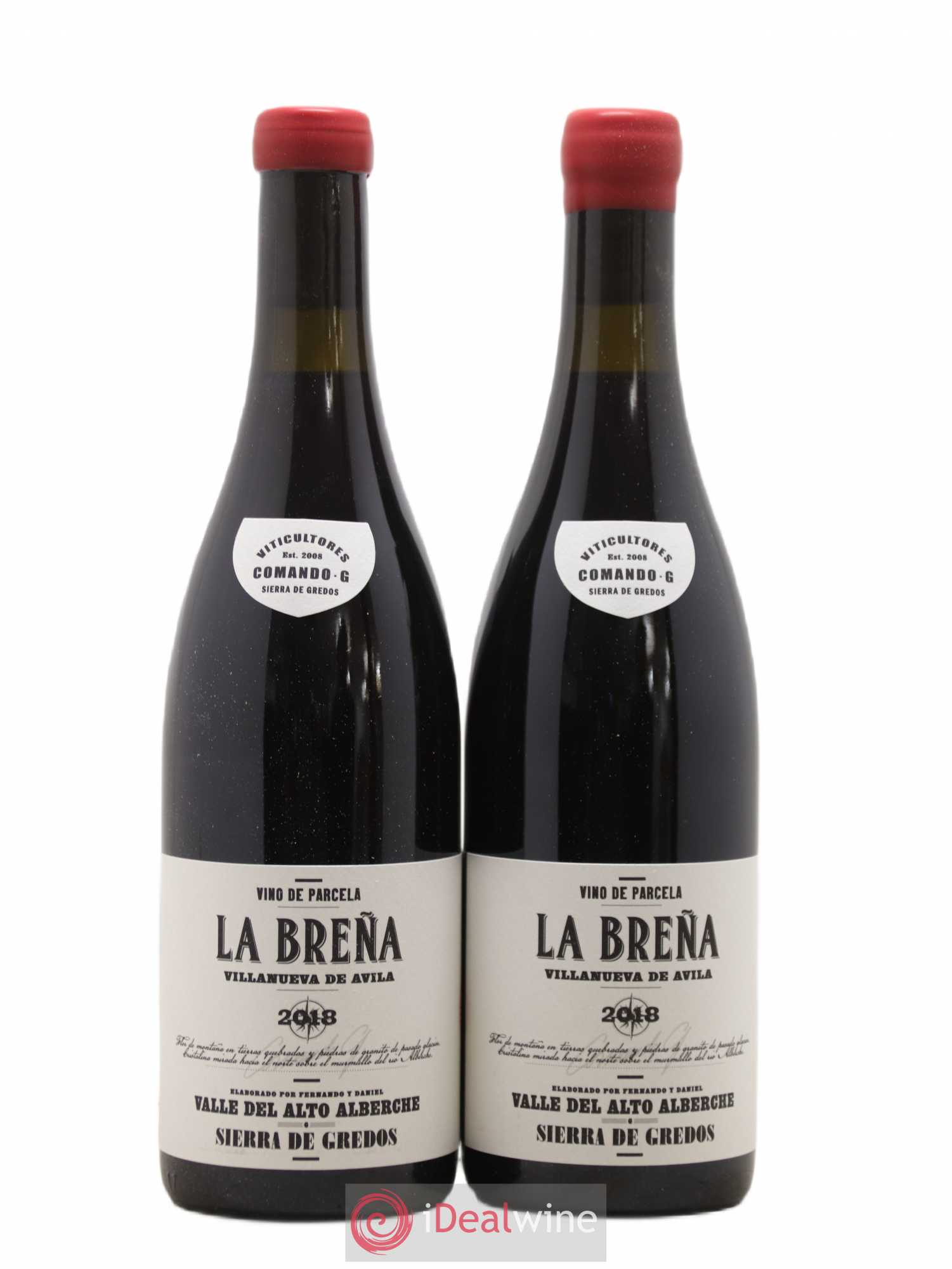 Espagne Fernando y Daniel Valle Del Alto Alberche La Brena Comando G 2018 - Posten von 2 Flaschen - 0