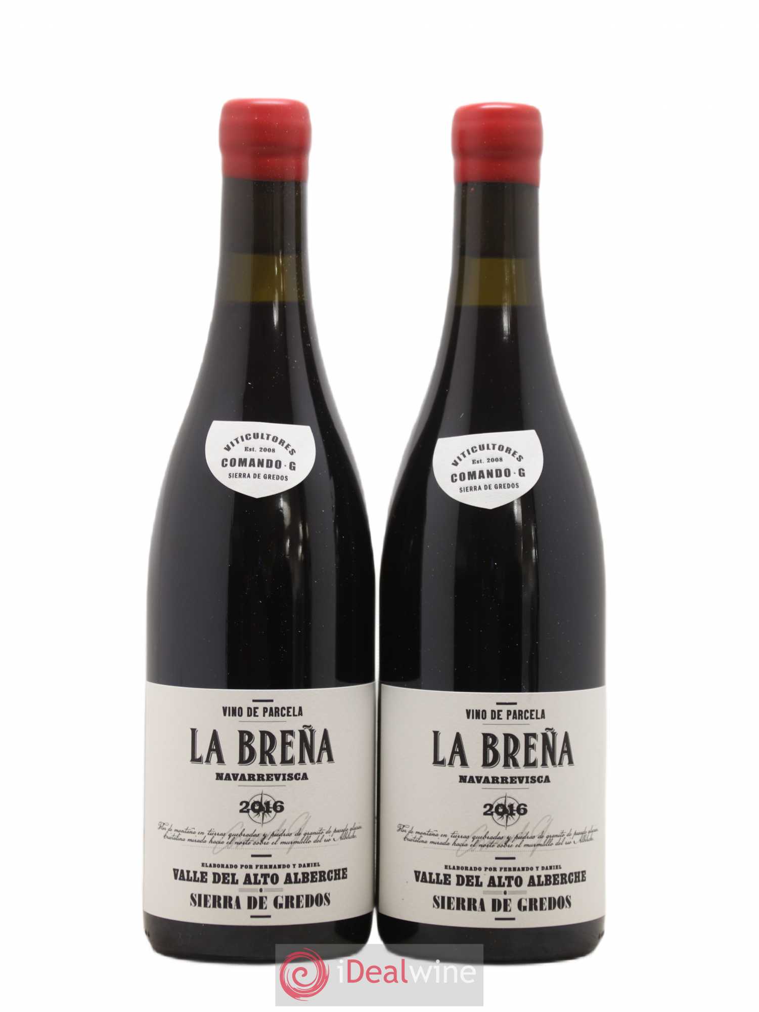 Espagne Fernando y Daniel Valle Del Alto Alberche La Brena Comando G 2016 - Posten von 2 Flaschen - 0
