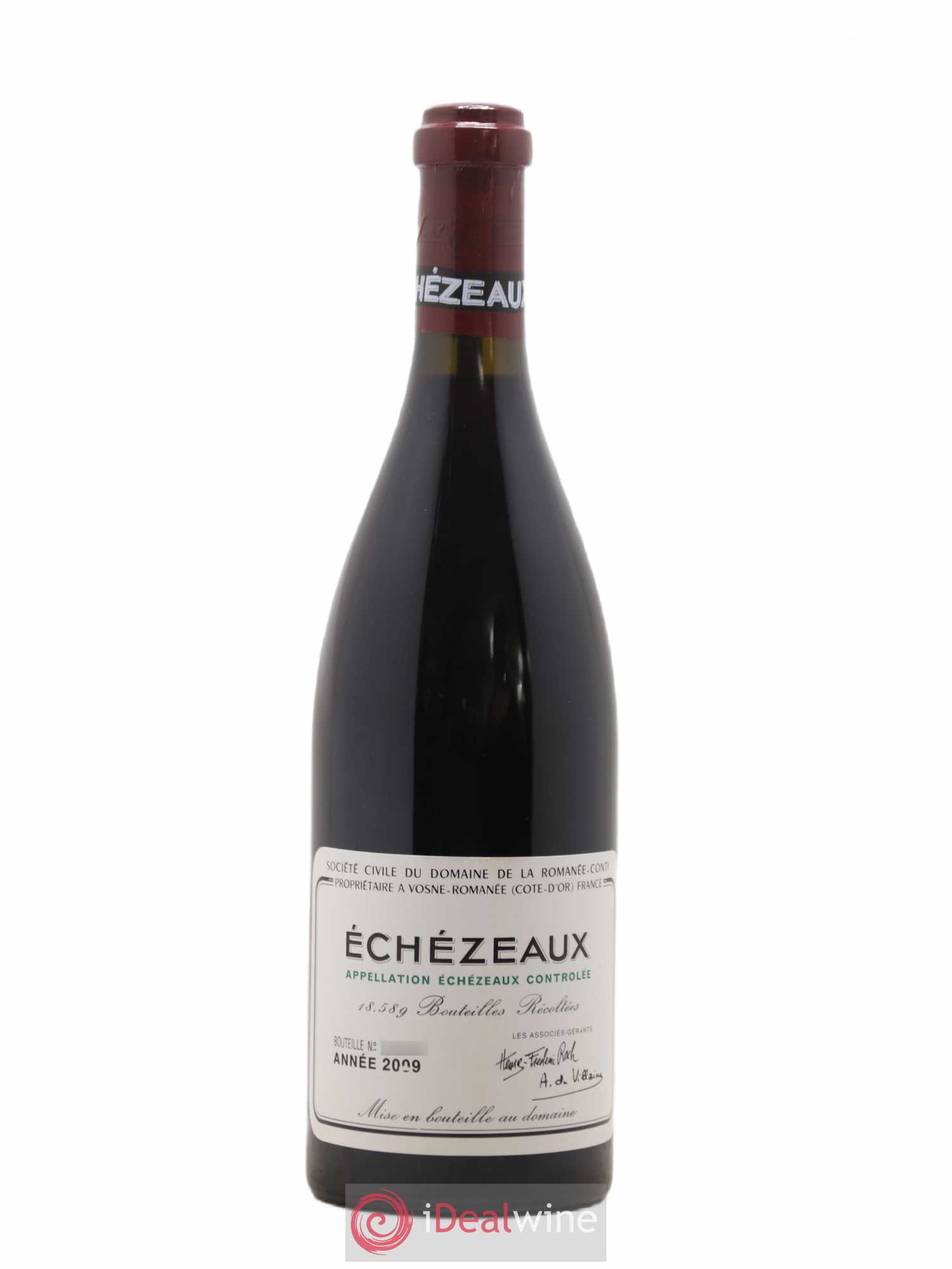 Echezeaux Grand Cru Domaine de la Romanée-Conti 2009 - Lot de 1 bouteille - 0
