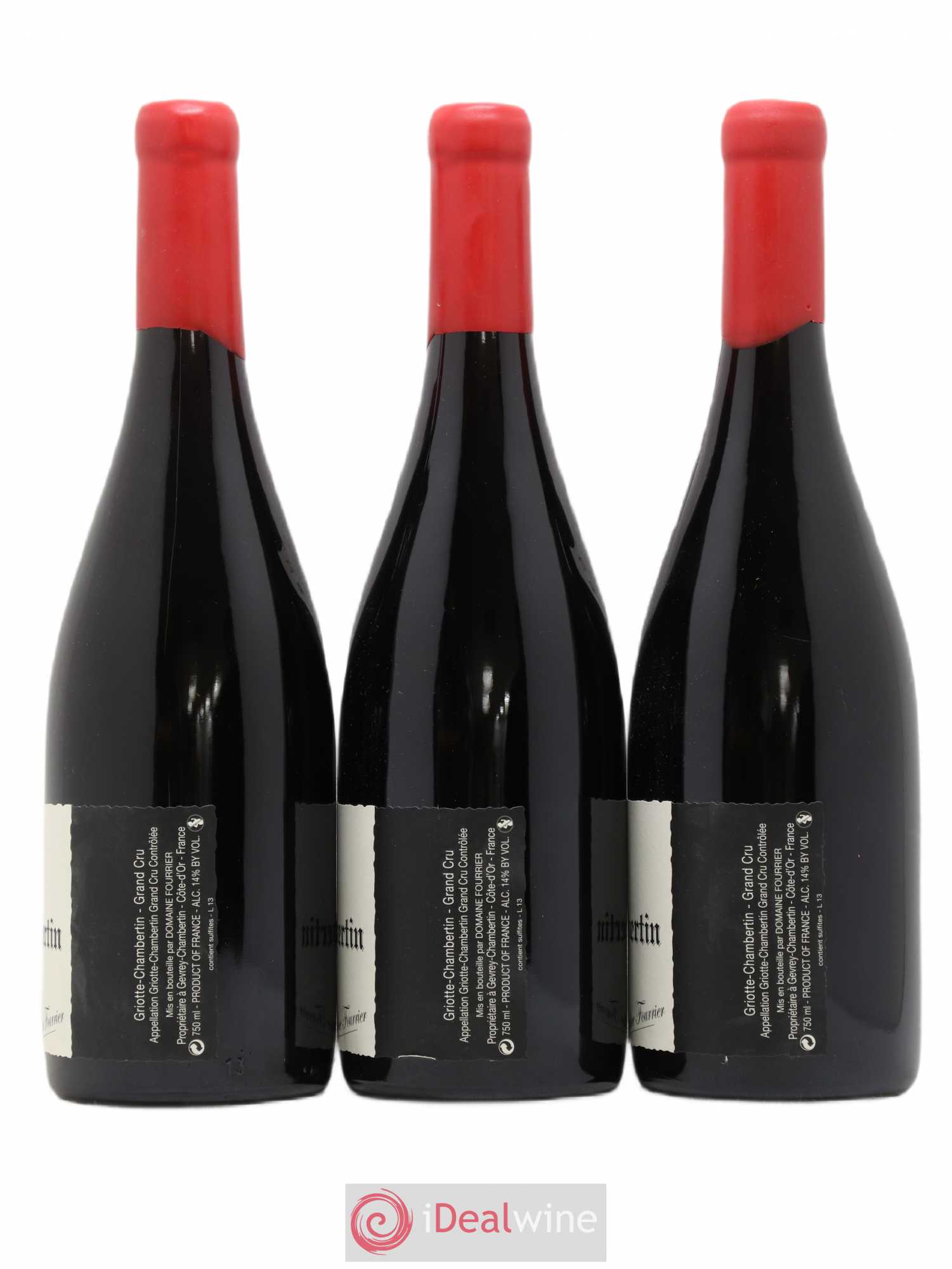 Griotte-Chambertin Grand Cru Vieille Vigne Fourrier (Domaine) 2017 - Lot de 3 bouteilles - 1