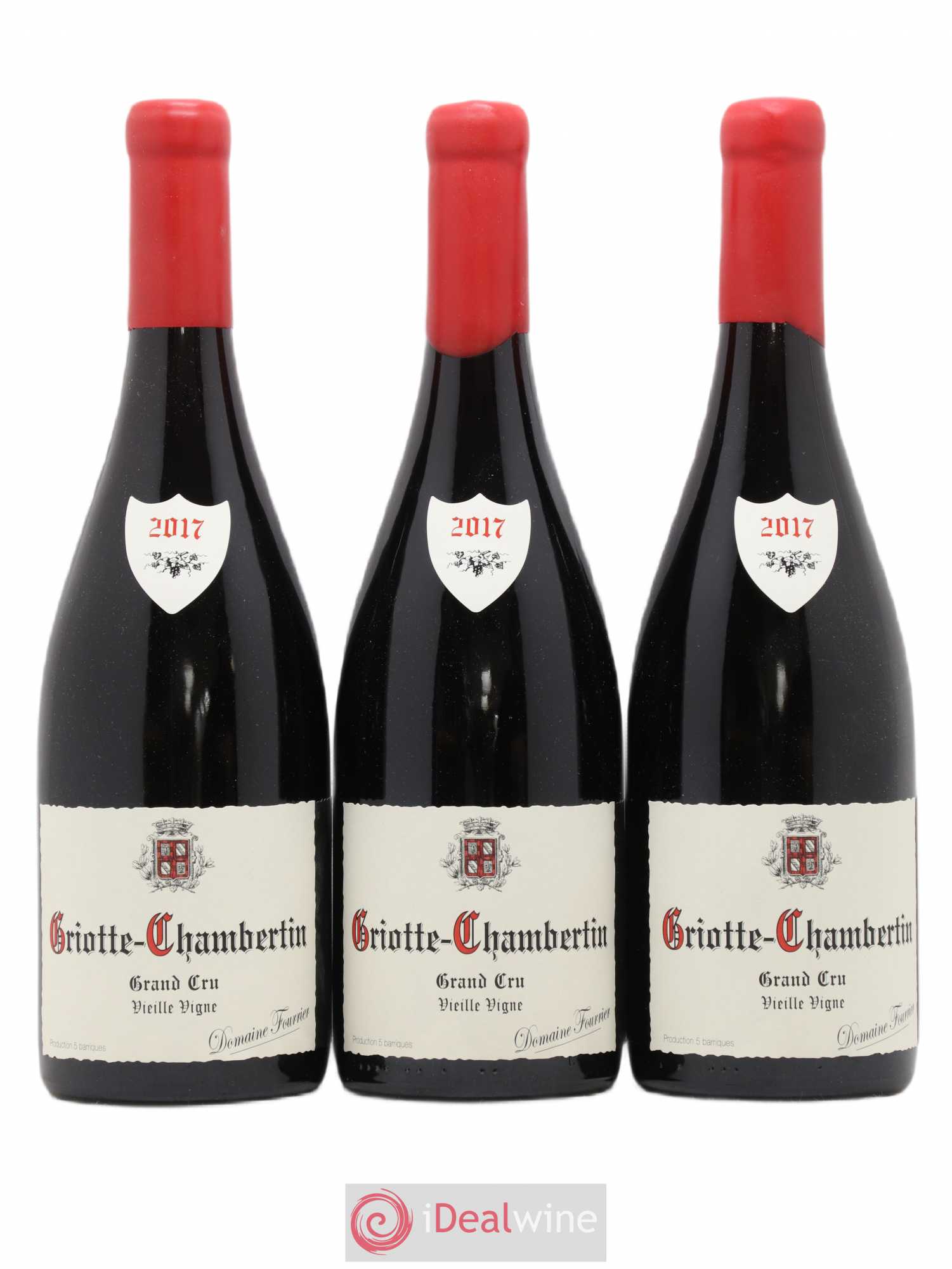 Griotte-Chambertin Grand Cru Vieille Vigne Fourrier (Domaine) 2017 - Lot de 3 bouteilles - 0