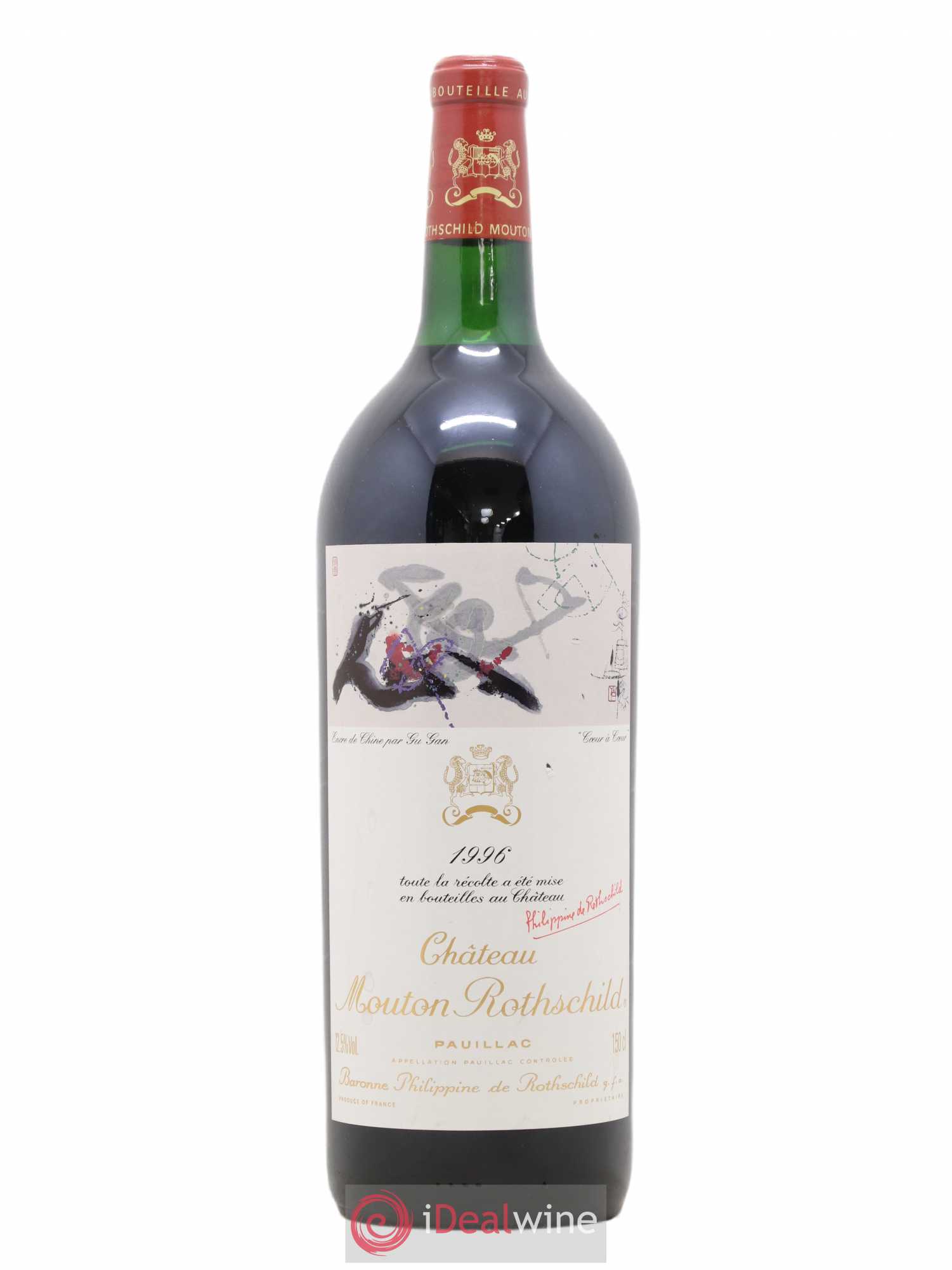 Château Mouton Rothschild 1er Grand Cru Classé 1996 - Lot de 1 magnum - 0
